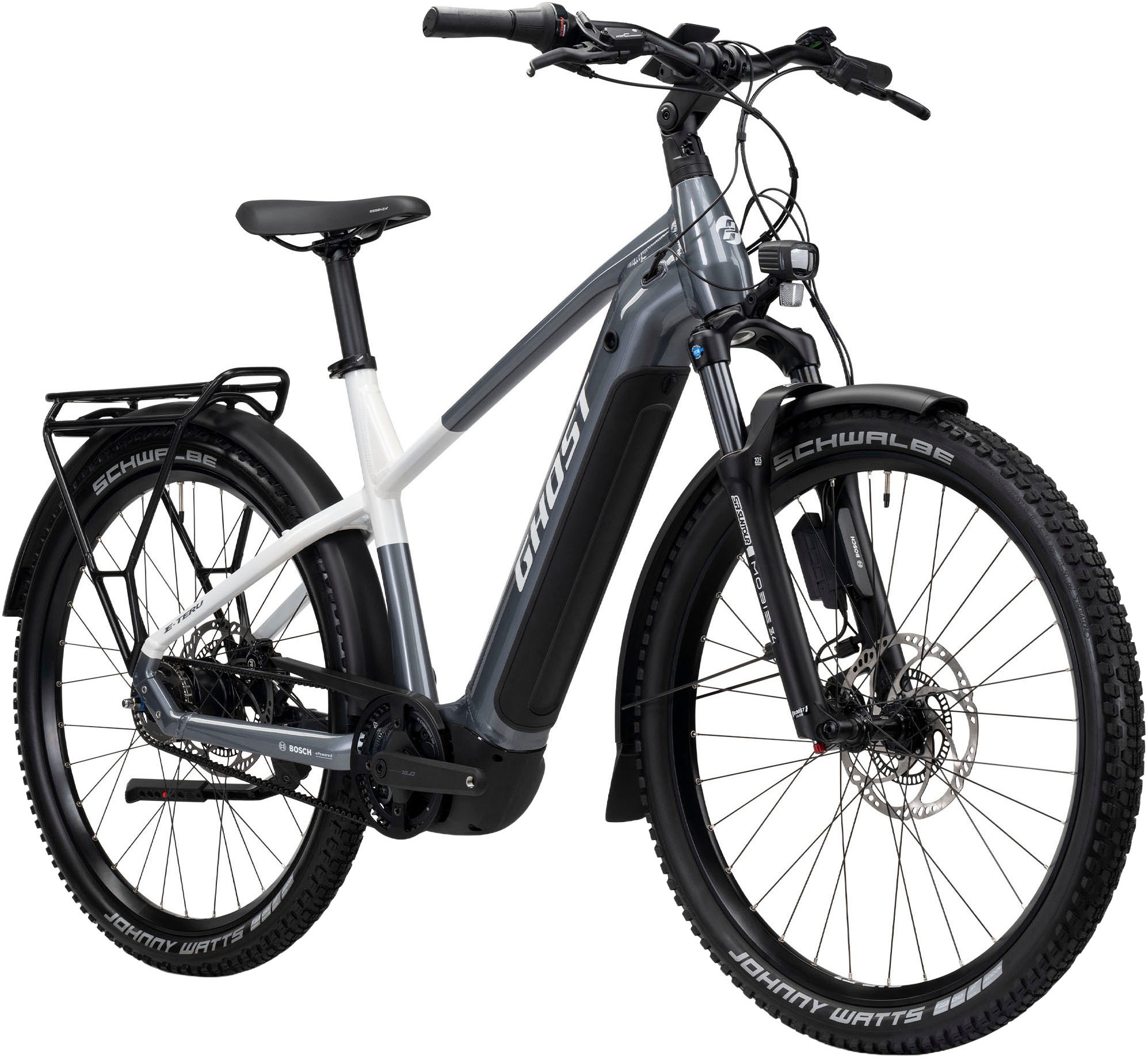 GHOST E-Bike "E-Teru Pro EQ ABS Low", 40cm, 27,5 Zoll (69,85cm)grau, Elektrofahrräder