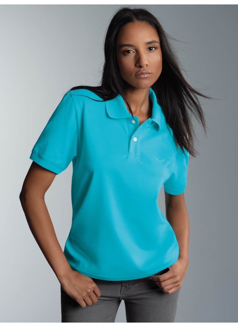 Trigema Poloshirt "TRIGEMA Poloshirt DELUXE Piqué" 1 Stk. günstig online kaufen
