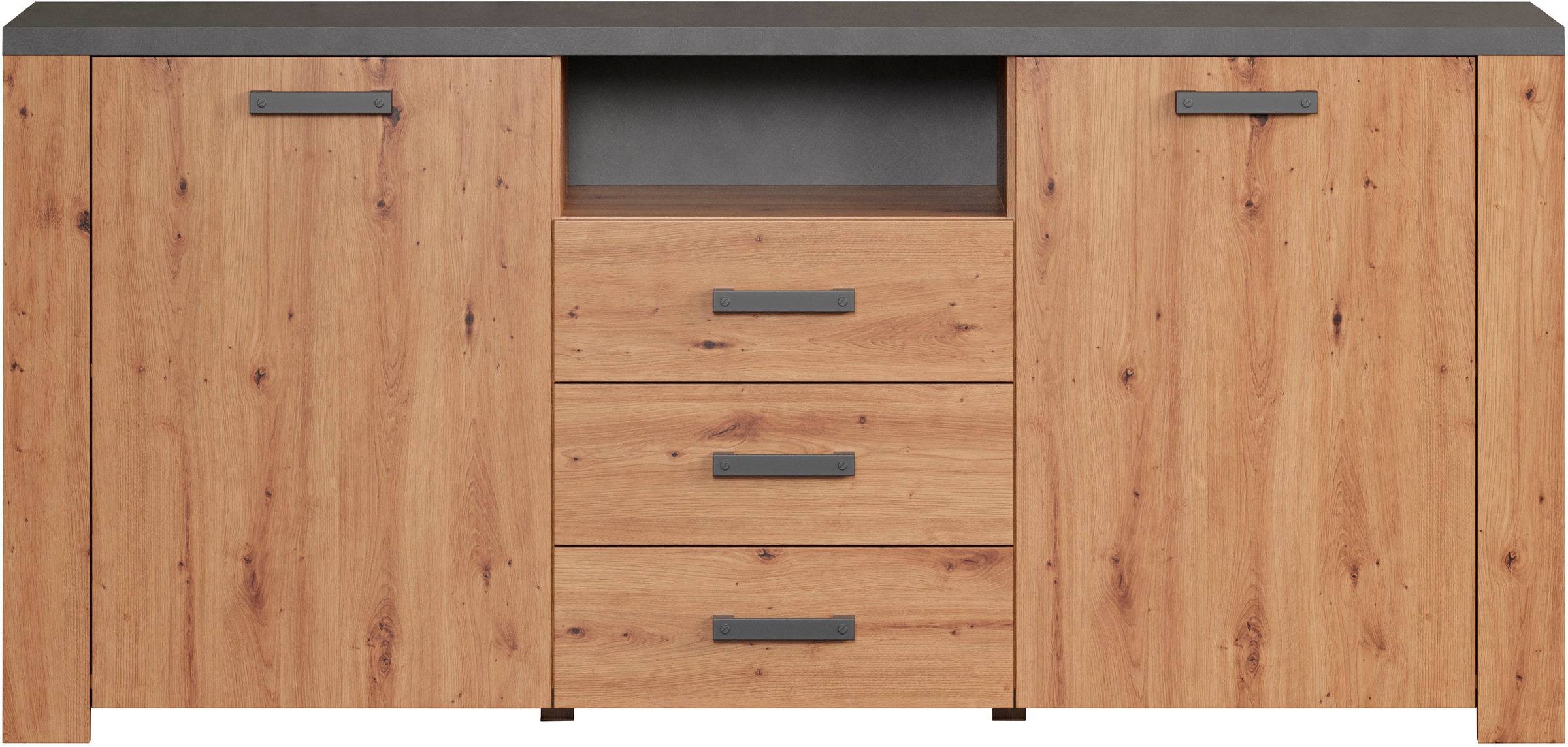 Home affaire Sideboard "Ambres", (1 St.), Sideboard, 2 Türen, 3 Schubkasten günstig online kaufen