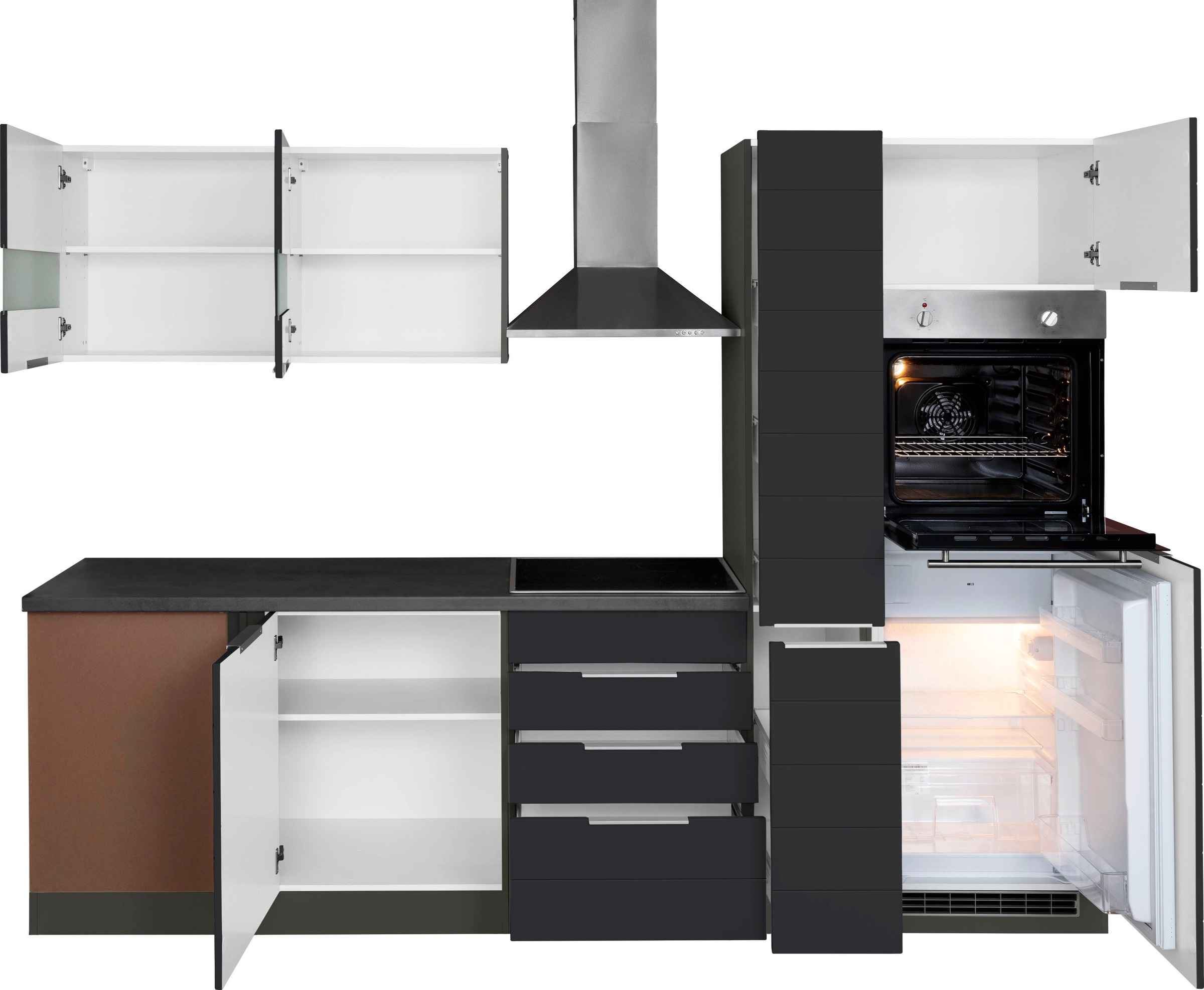 Thumbnail - KOCHSTATION Winkelküche "KS-Luhe" Stellbreite 240x270 cm, wahlweise mit oder ohne E-Geräten, MDF-Fronten