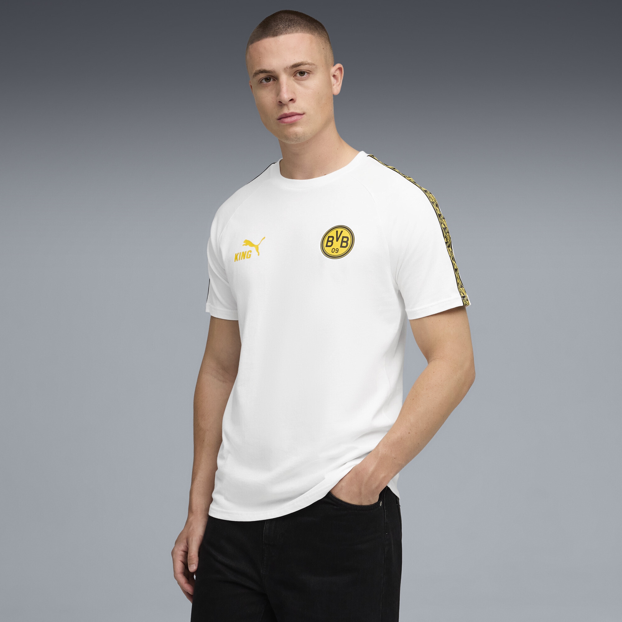 PUMA T-Shirt »Borussia Dortmund KING T-Shirt Herren«