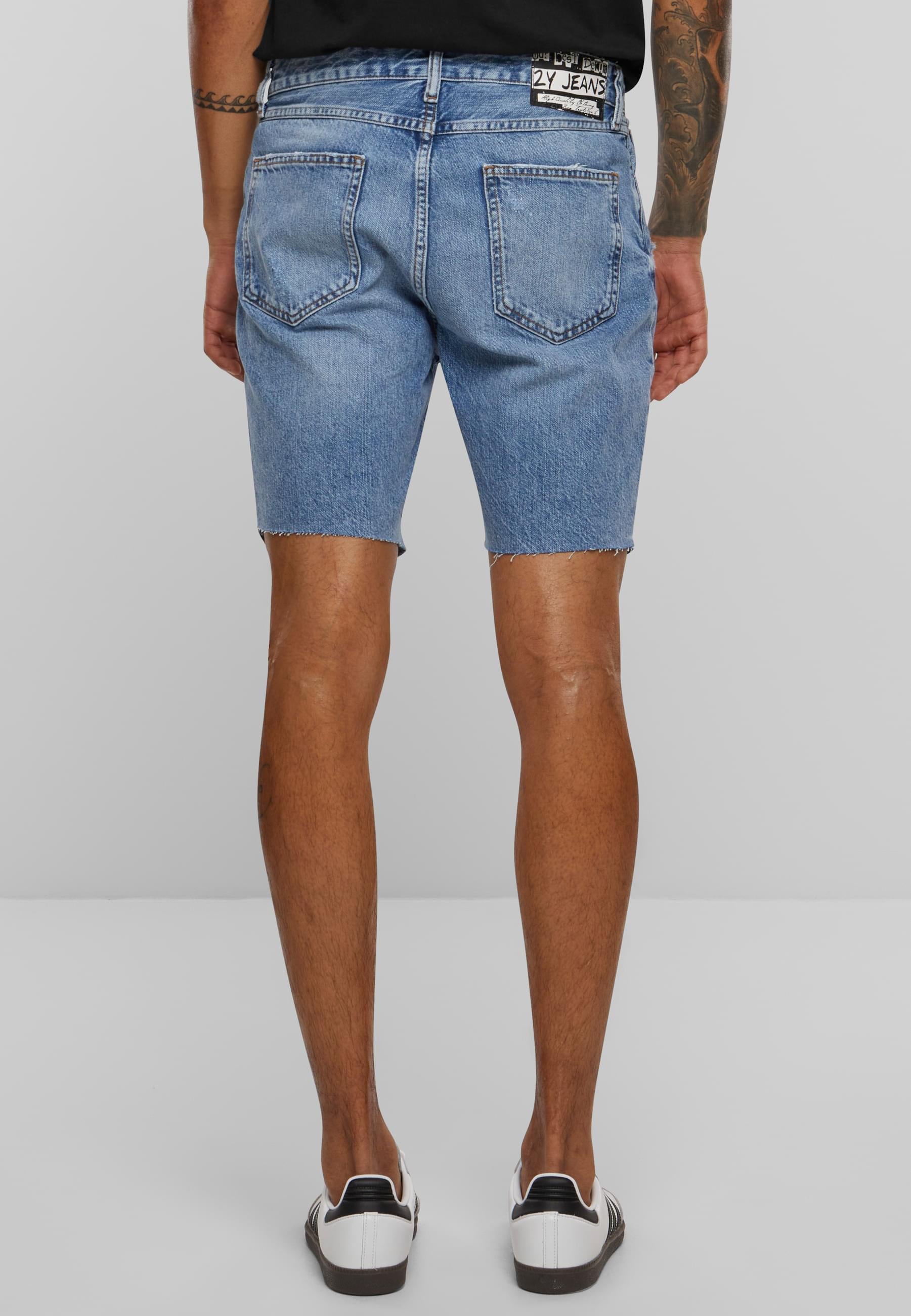 2Y Studios Bequeme Jeans »2Y Studios Herren 2Y Destroyed Denim Shorts«