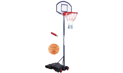 Basketballständer »Hornet 205«, (Set, 3 St., Basketballständer mit Ball und Pumpe)