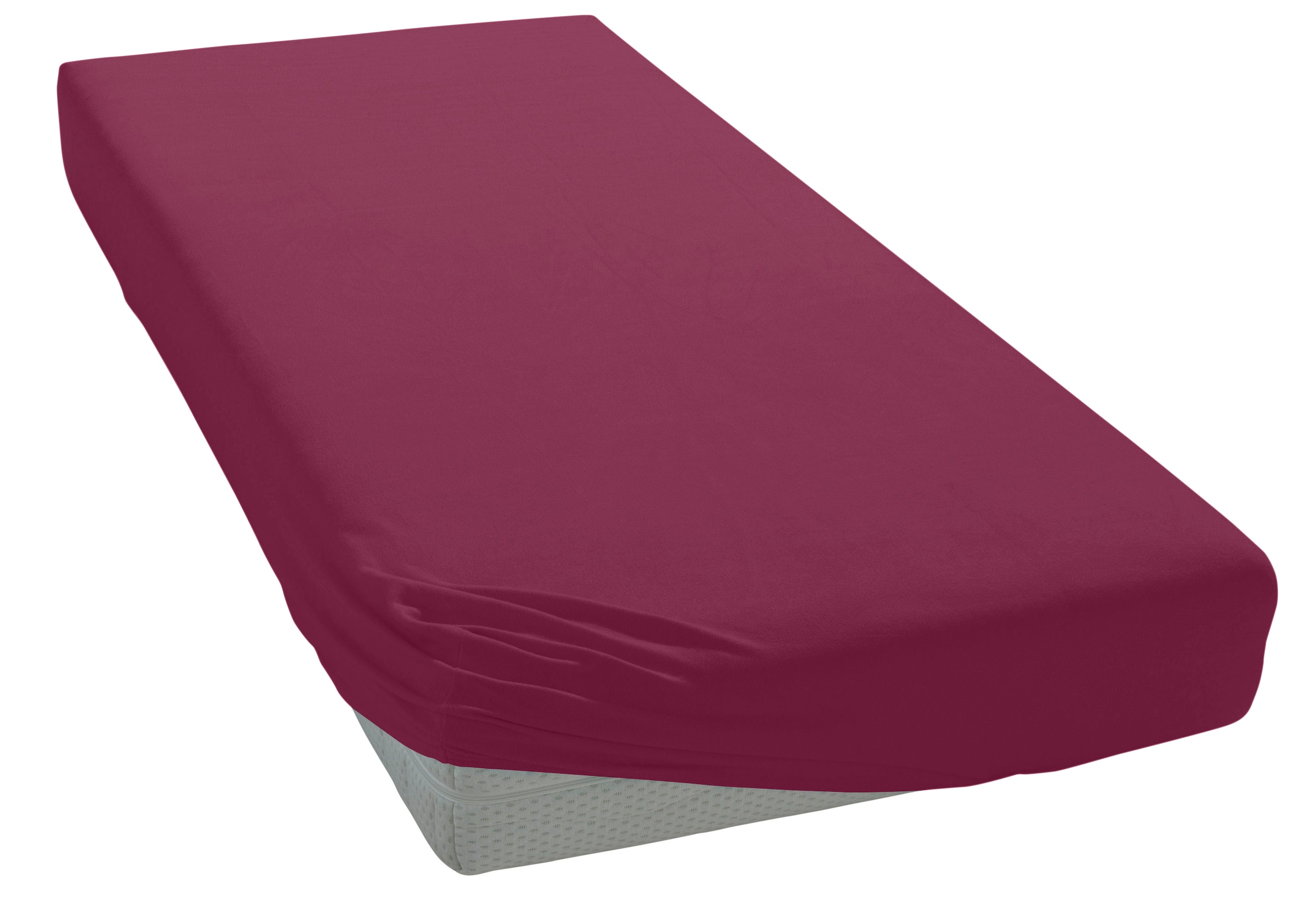 OTTO home Spannbettlaken »PHYSALIS Comfort 100% Baumwolle, 150 g/m²« Bettlaken bis 20 cm Matratzenhöhe, weich, bügelfrei, optimaler Sitz