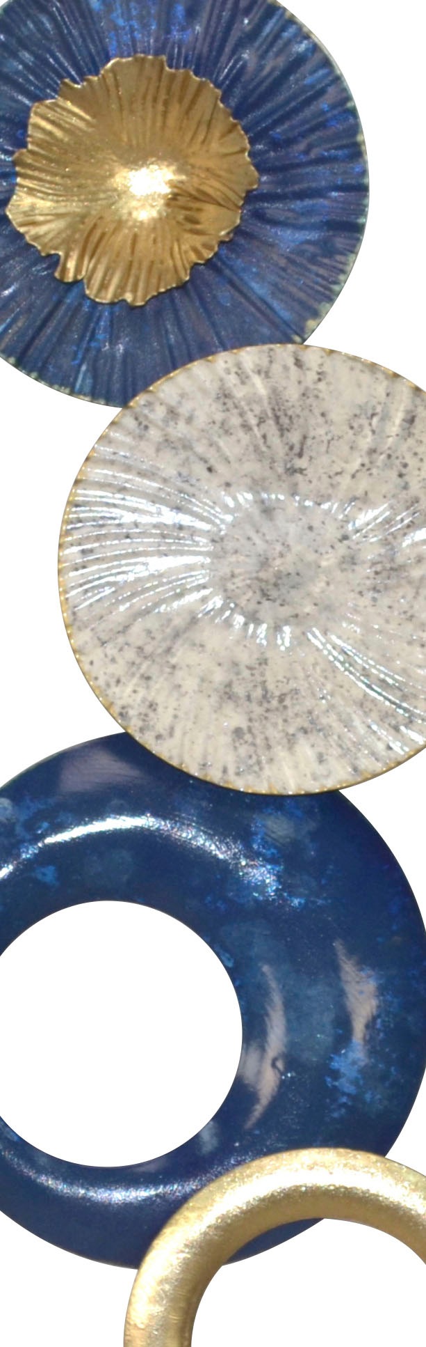 HOFMANN LIVING AND MORE Wanddekoobjekt "Wanddekoration" Metalldeko Kreise i günstig online kaufen