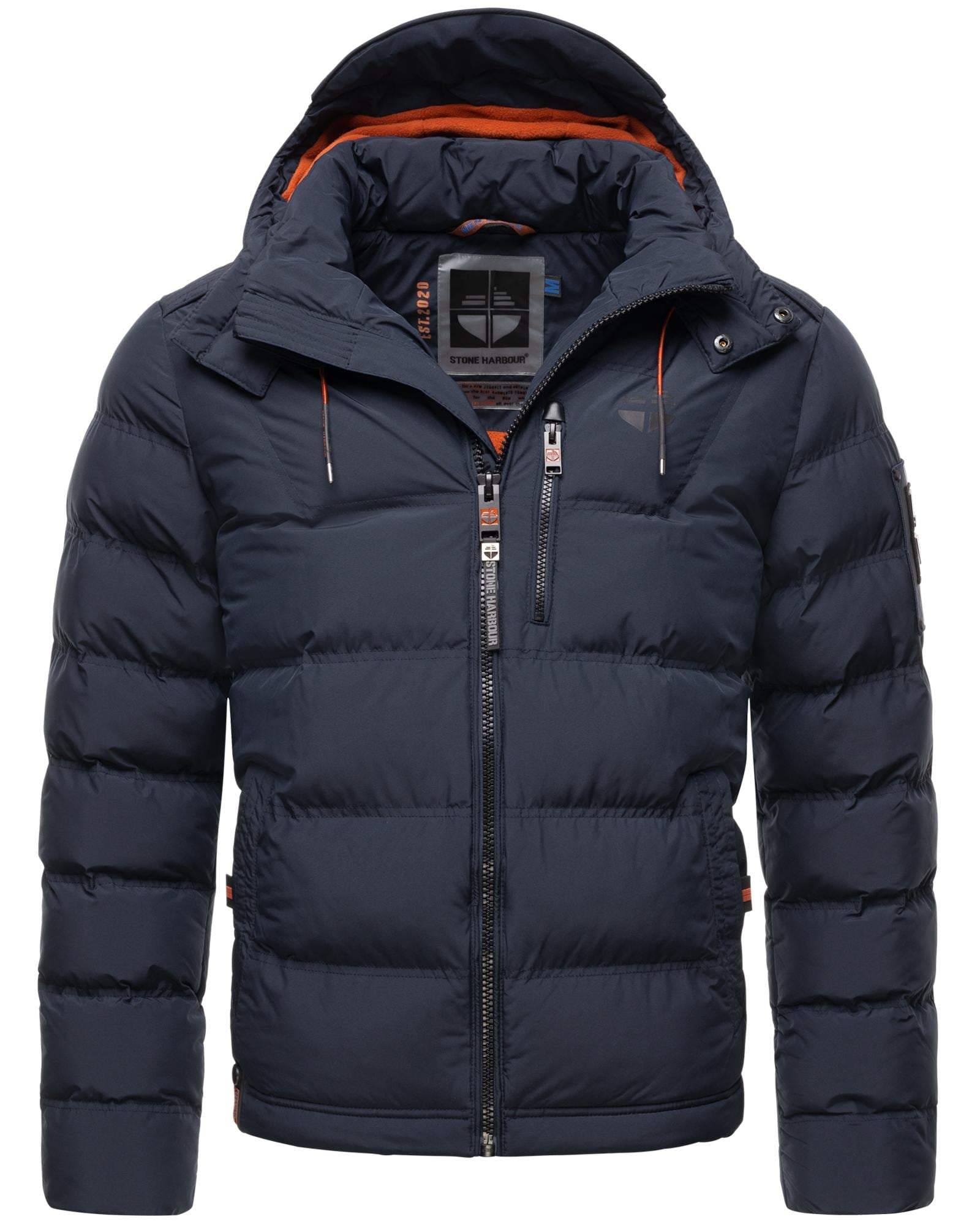 Stone Harbour Winterjacke "Arvidoo" mitKapuze Modische Herren Winter Steppj günstig online kaufen