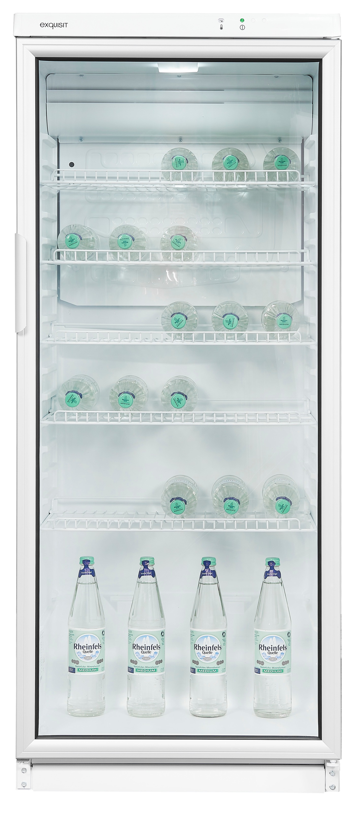 exquisit Getränkekühlschrank "GKS290-GT-280E weiss" 145 cm hoch 60 cm breit günstig online kaufen