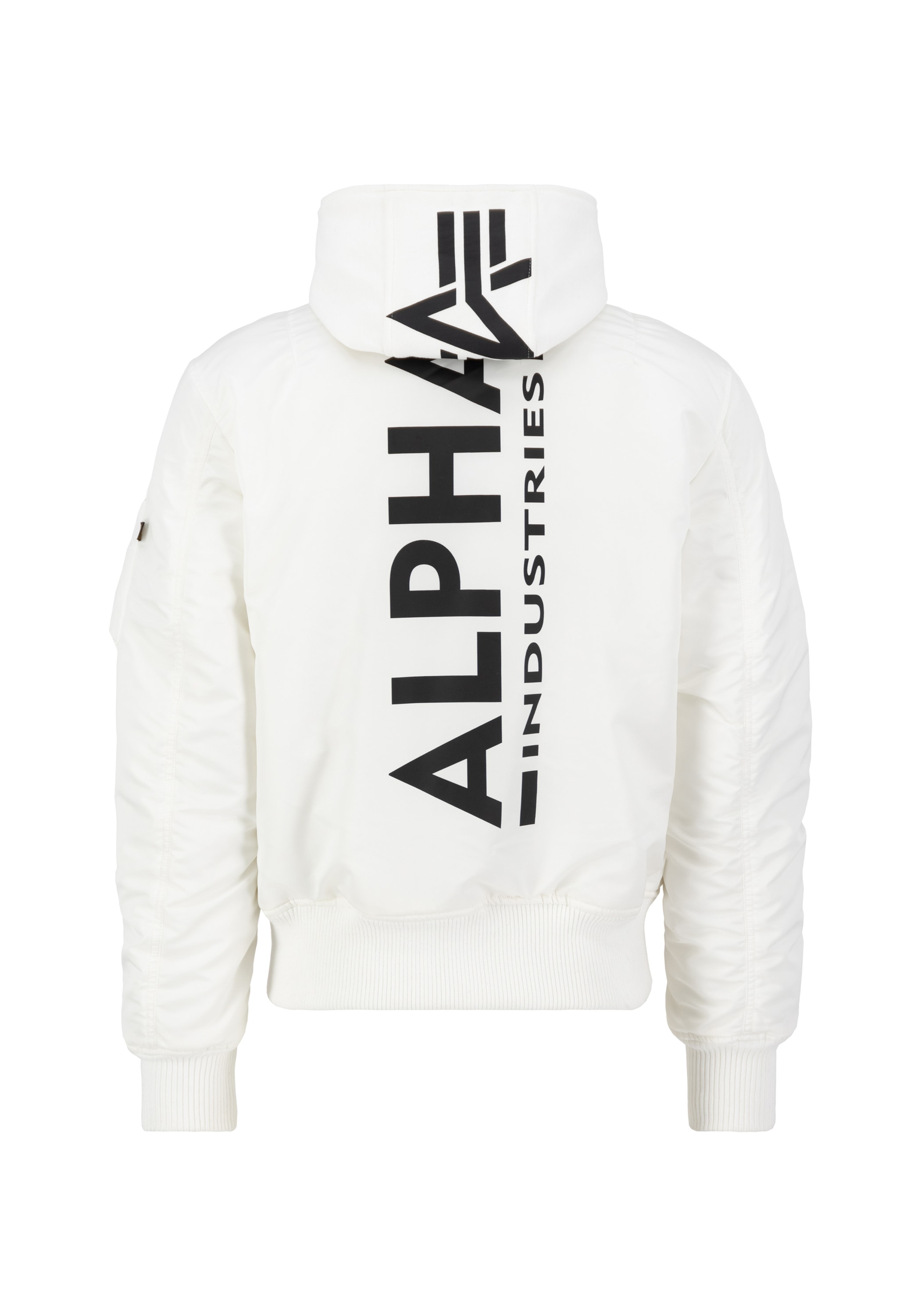 Alpha Industries Bomberjacke »Alpha Industries Men - Bomber Jackets MA-1 Zip Hood Back Print«