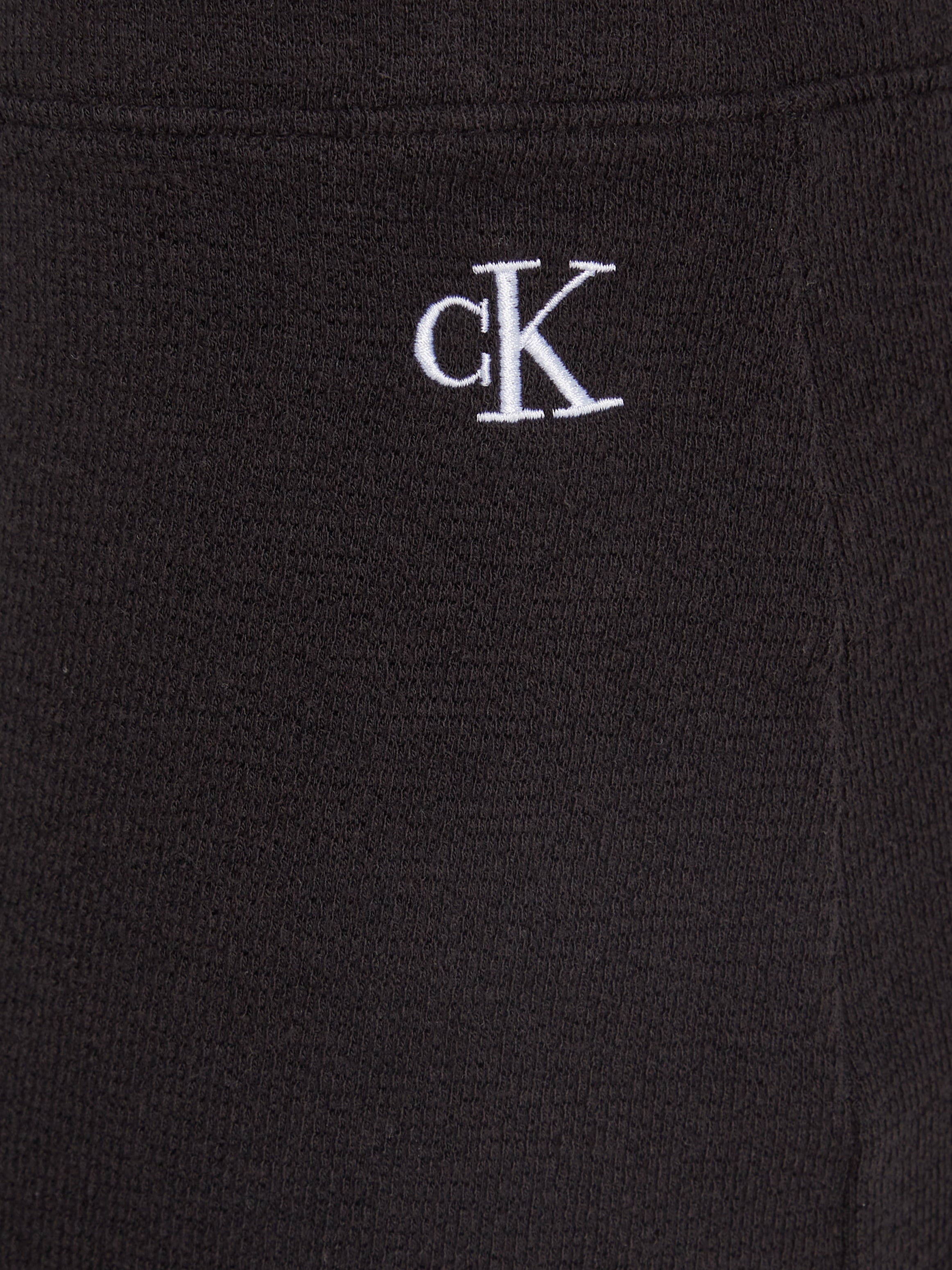 Calvin Klein Jeans Minirock »SLUB RIB MINI SKIRT«, mit Logopatch