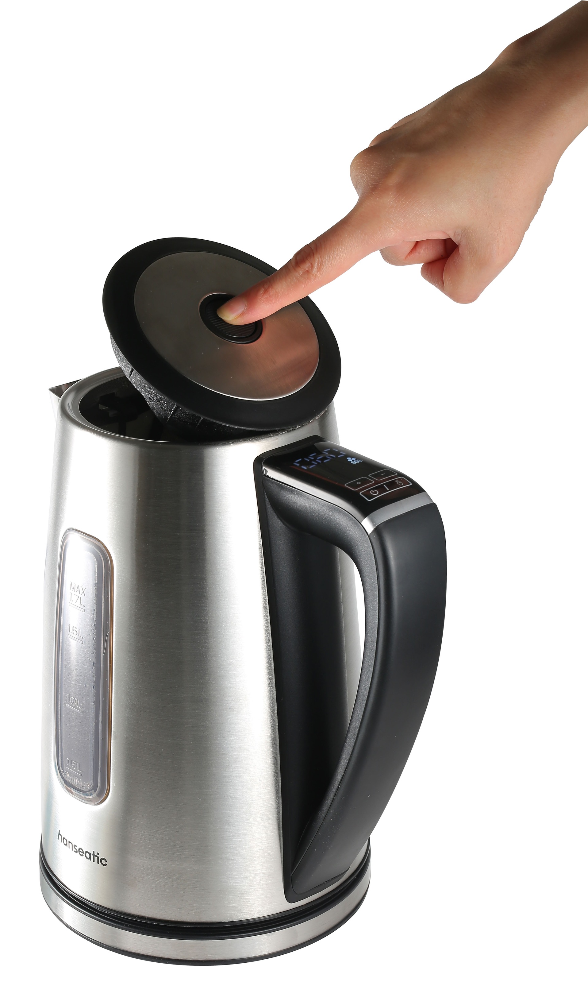 Hanseatic Wasserkocher »HWK17DSD« 1,7 l 2200 W inkl. 3 Jahre Herstellergarantie