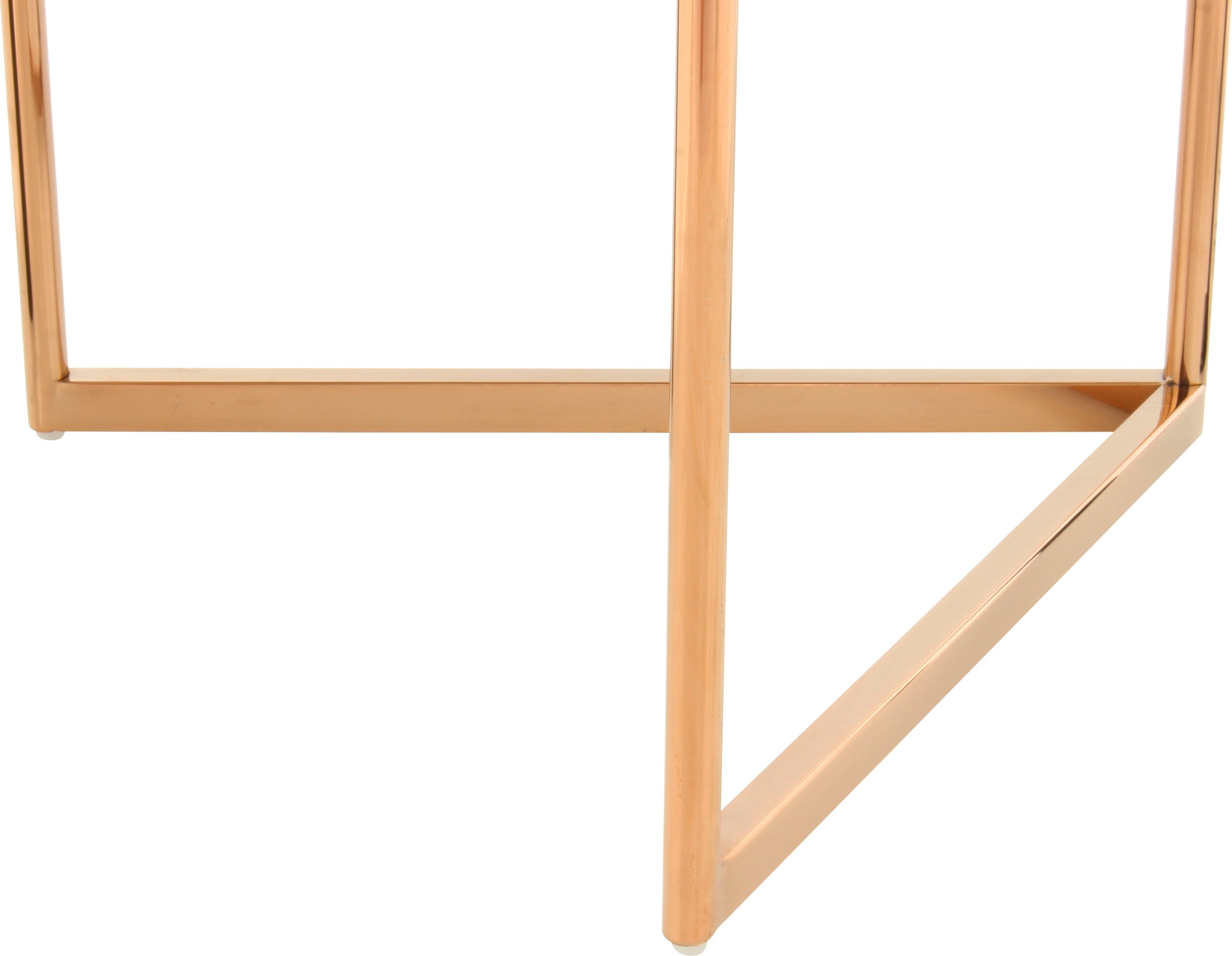 Kayoom Sitzhocker »Hocker Wynona 325, in stilvollem Design, mit dreieckiger Grundform«, (1 St.), glamourös, hochwertig, mit gepolsterter Sitzfläche in runder Form