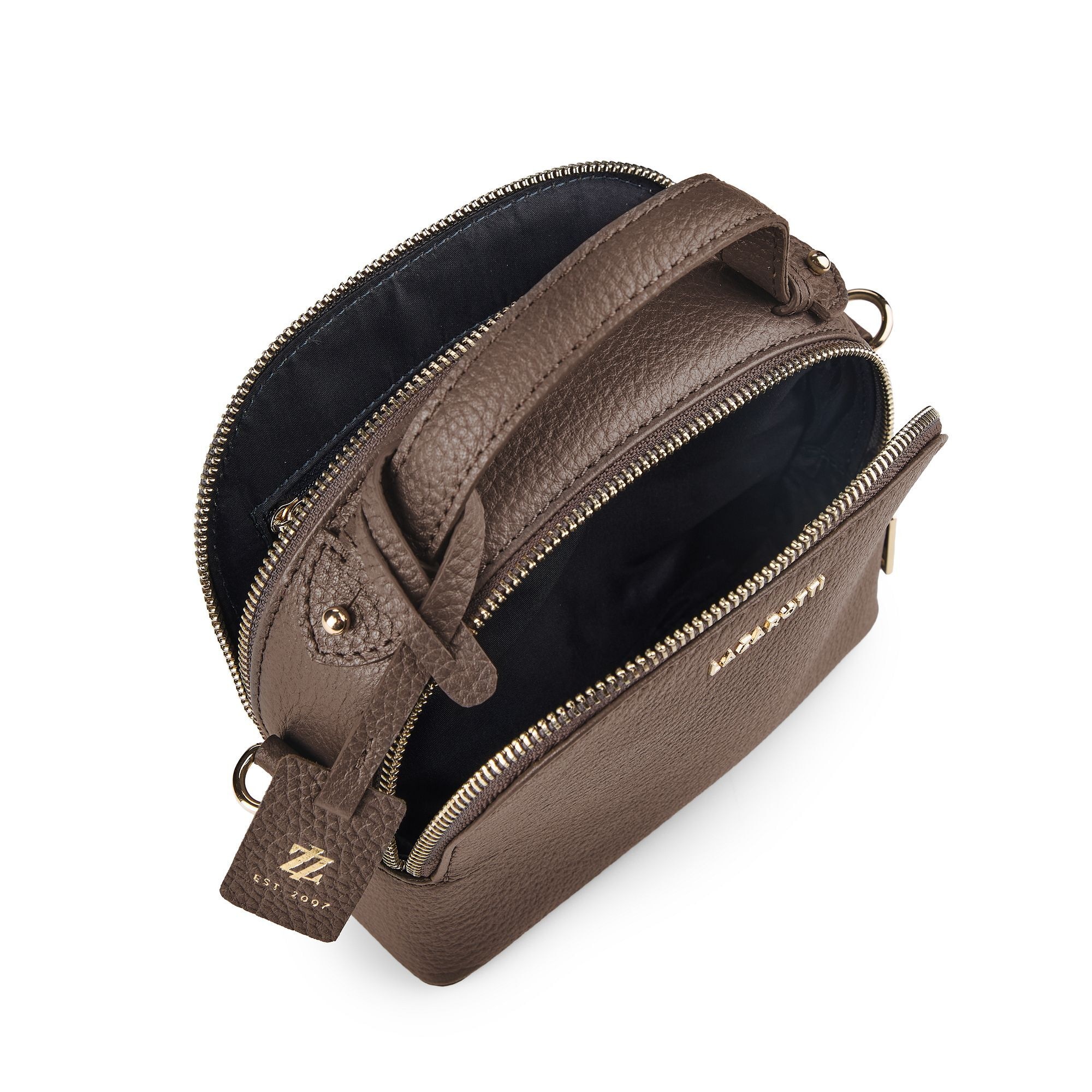 Lazarotti Henkeltasche »Bologna Leather Crossbody Handtasche Leder 17 cm«