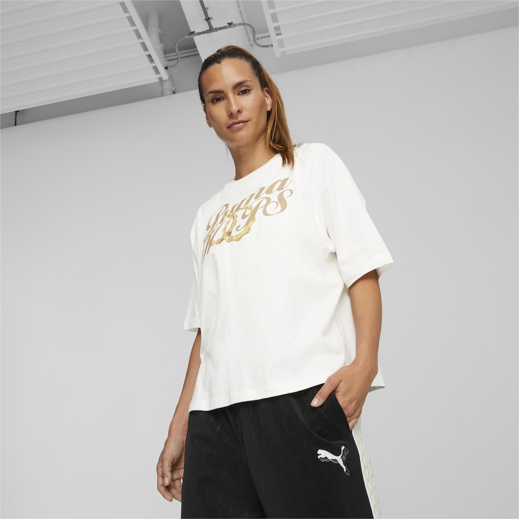 PUMA Trainingsshirt »Gold Standard Basketball T-Shirt Damen«