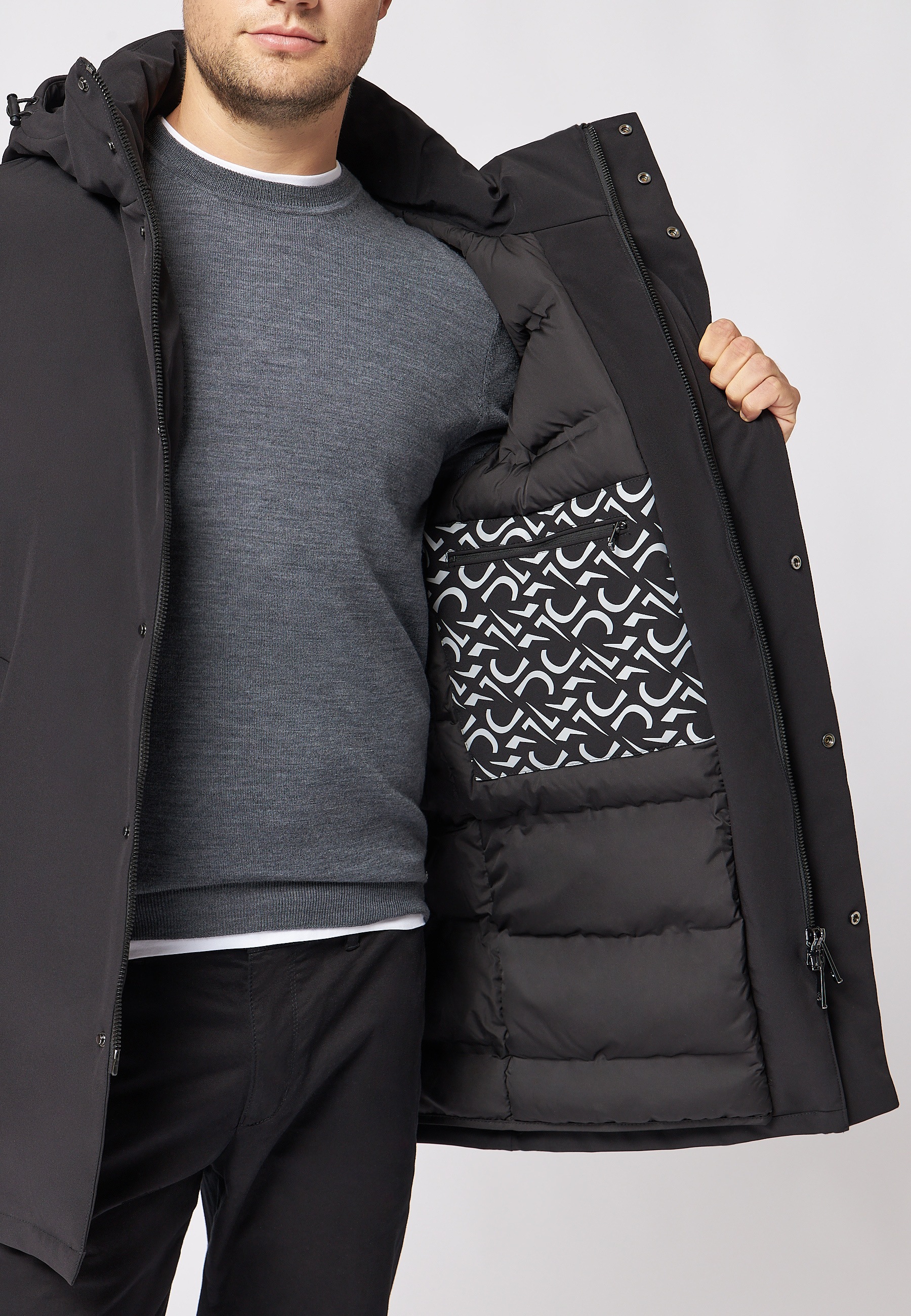 Roy Robson Wintermantel »Mit Kapuze«