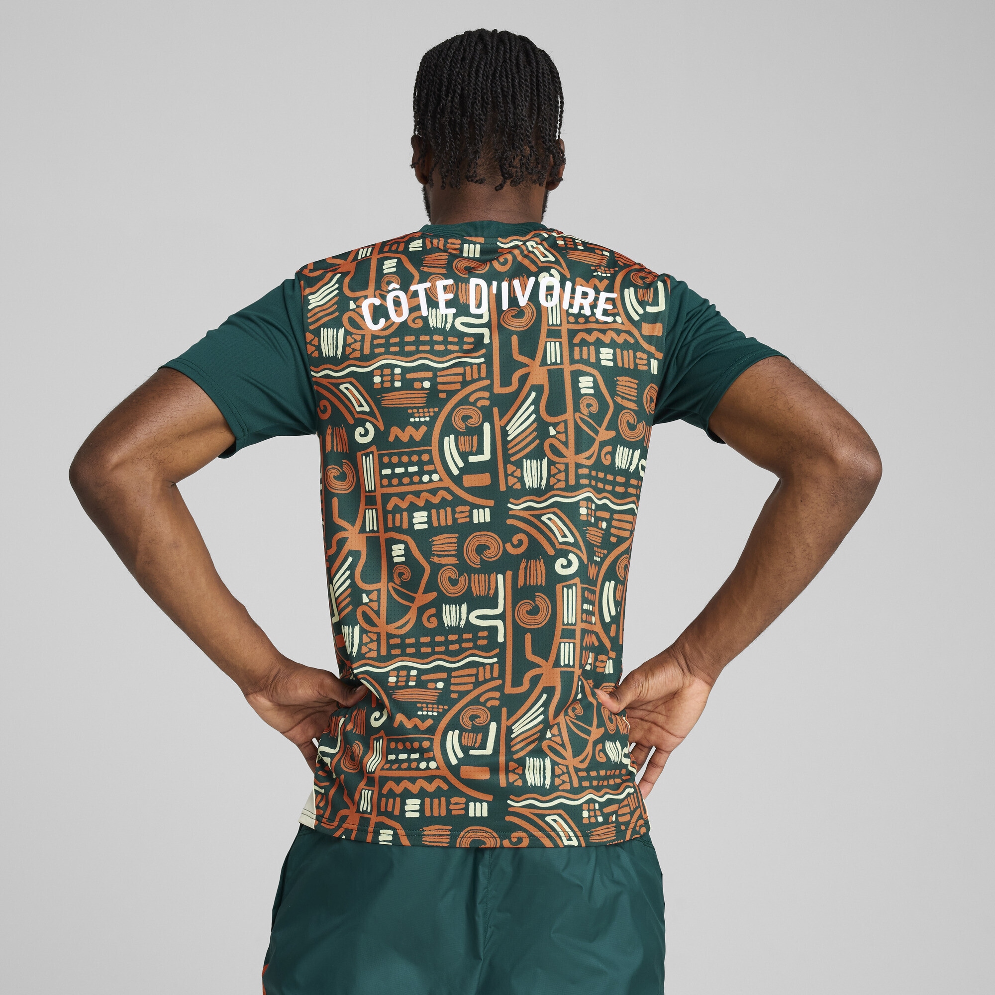 PUMA Trainingsshirt »Elfenbeinküste 2025 Pre-match Trikot Herren«