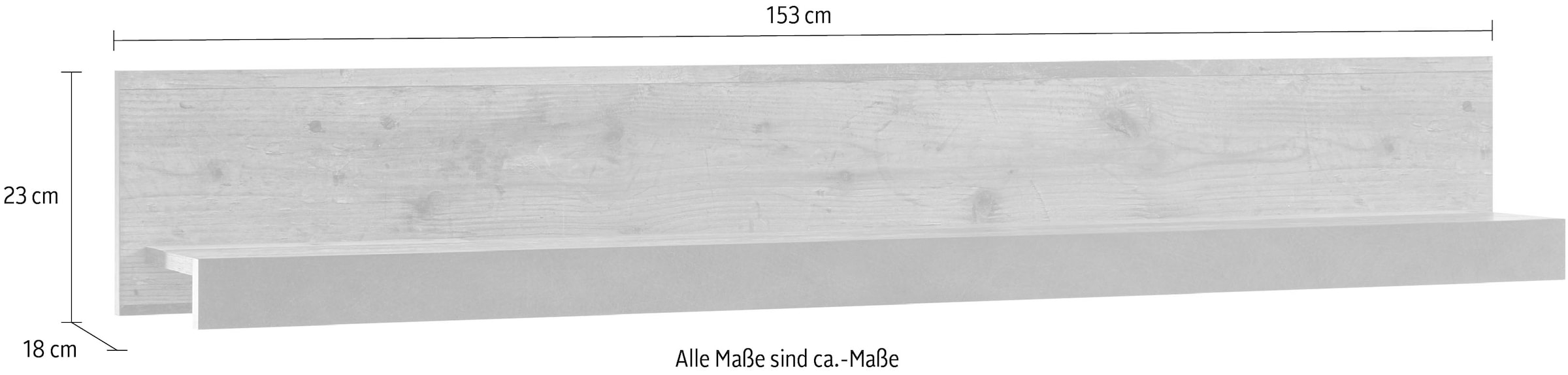 Home affaire Wandregal »BROOKLYN«, Breite ca. 153 cm