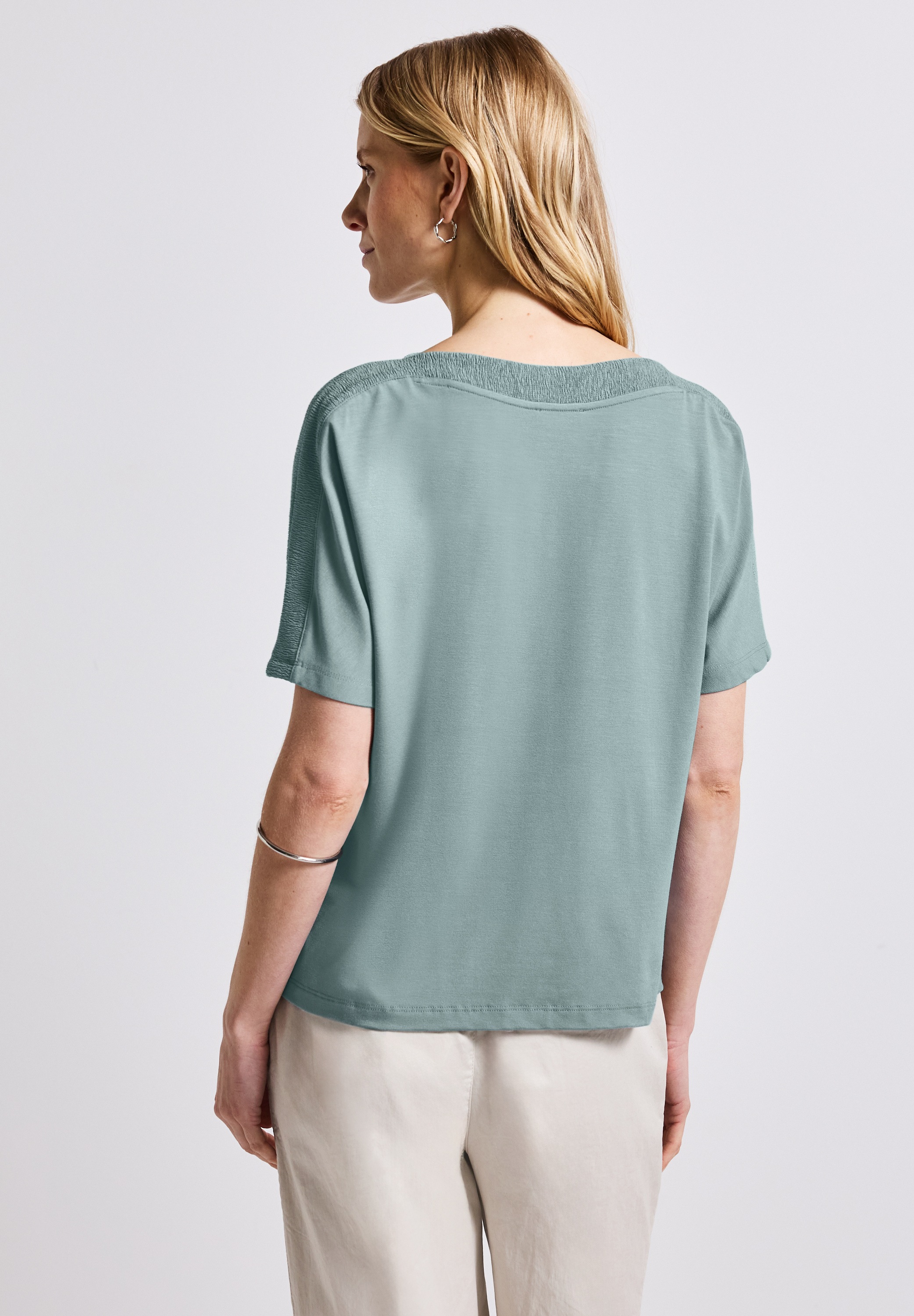 STREET ONE T-Shirt, in Unifarbe günstig online kaufen