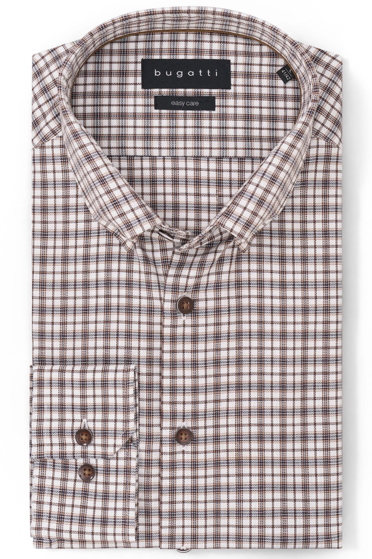 Thumbnail - bugatti Businesshemd "Modern Fit" mit Button-Down-Kragen