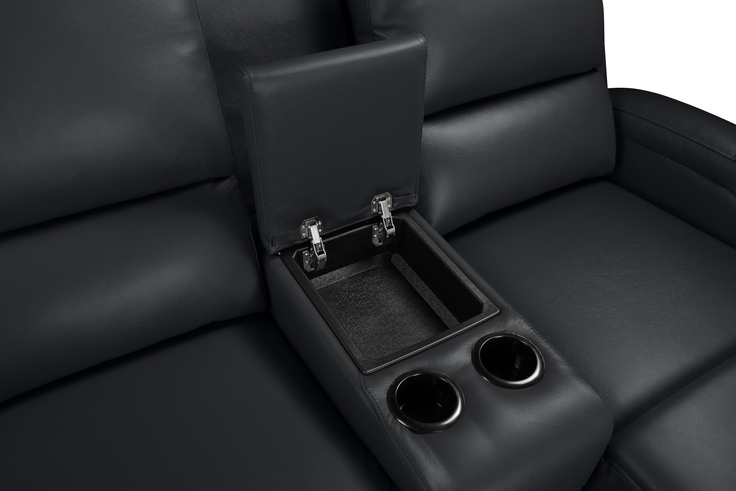 Home affaire Ecksofa »NAPORI Multimediasofa, 3er Kinosessel XXL, L-Form, 3 Bezugsstoffe« Kinosofa mit Relaxfunktion, Getränkehalter, Staufach und Staukasten