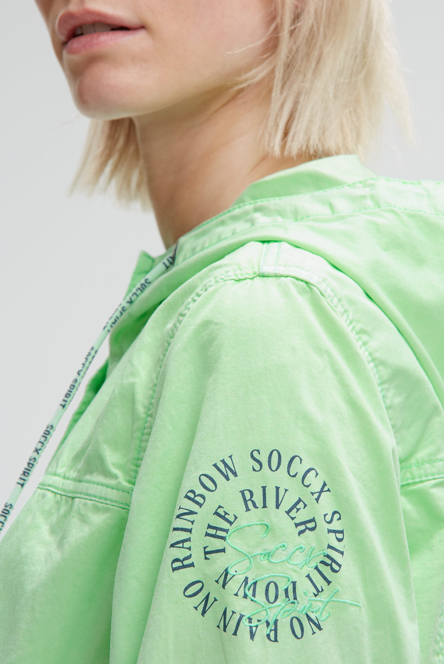 SOCCX Outdoorjacke mit Kapuze