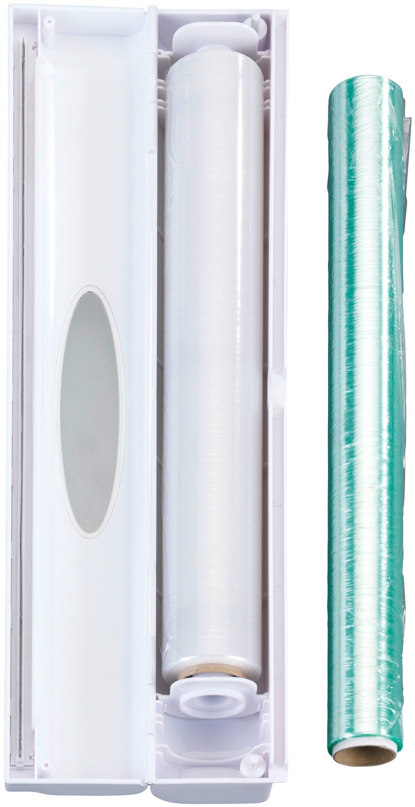 WENKO Folienspender »Modell Perfect-Cutter«, (Set, 2 St.), für Folienrollen bis 33 cm Breite, für Alufolien und Frischhaltefolien
