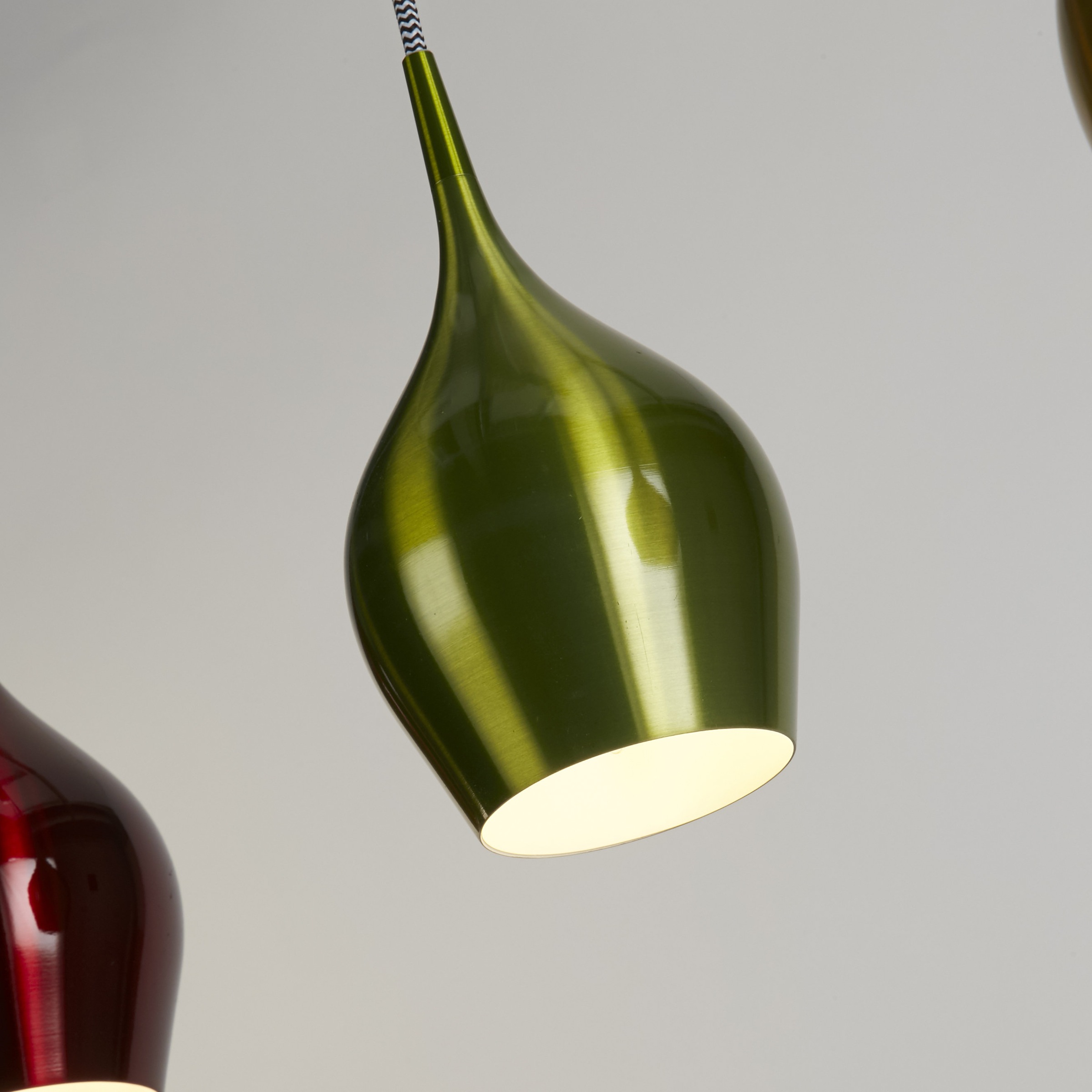 Searchlight Pendelleuchte »Vibrant 3Lt Pendelleuchte - Buntes Metall« E14 1 Stk.