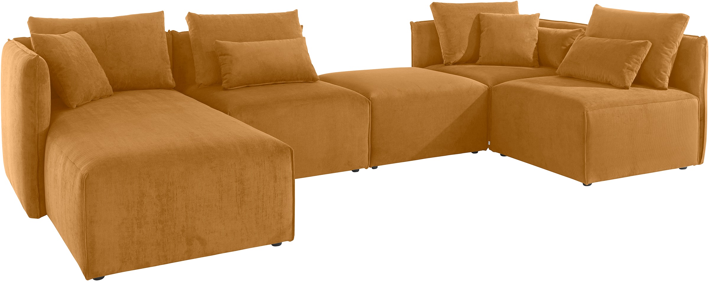 OTTO home Wohnlandschaft "Nöre U-Form" 5 Teile, in vielen Bezugsqualitäten günstig online kaufen