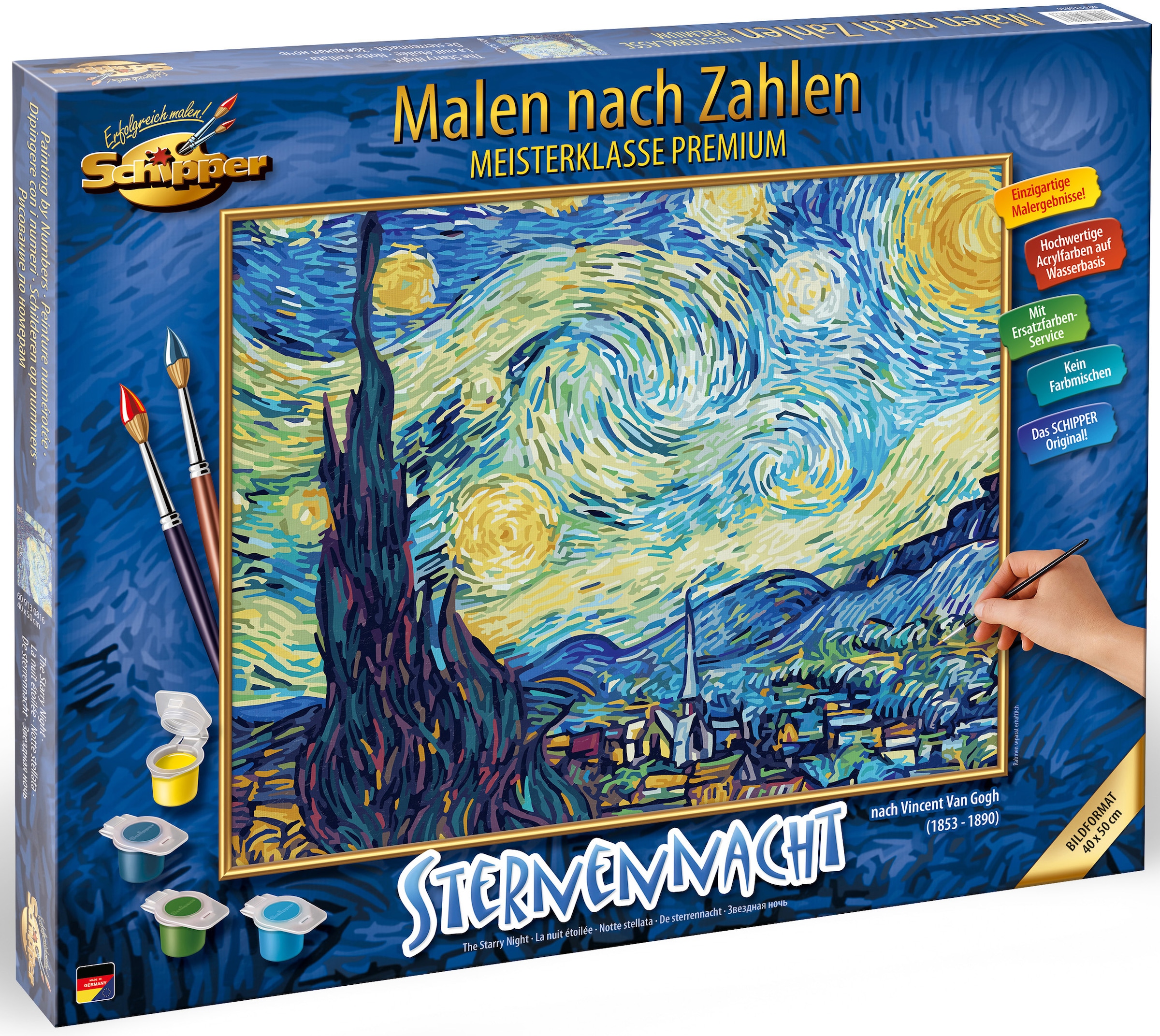 Malen - Premium Sternennacht«, Made in BAUR Germany »Meisterklasse Zahlen | Schipper nach
