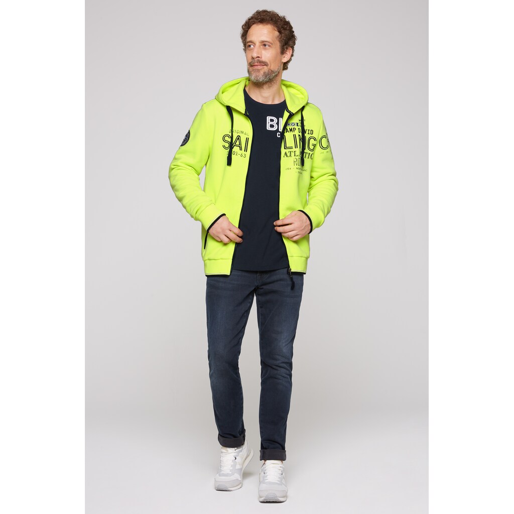 CAMP DAVID Kapuzensweatjacke