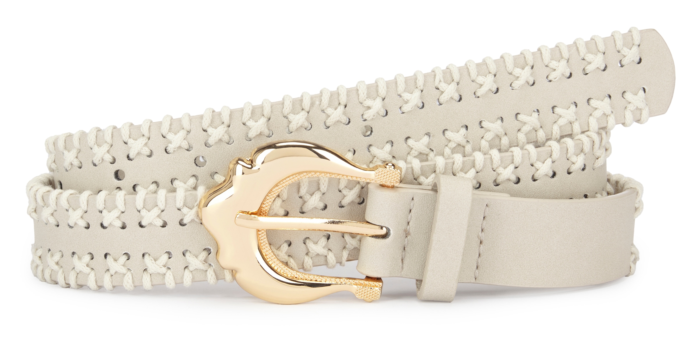 LASCANA Hüftgürtel "Hosengürtel" mit aufregender Schnalle, Gürtel, Jeansgür günstig online kaufen