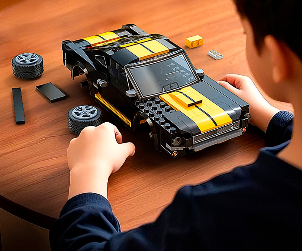 Jamara RC-Auto »CaDA, Bricks Shelby GT350 H schwarz 2,4GHz« Maßstab 1:20