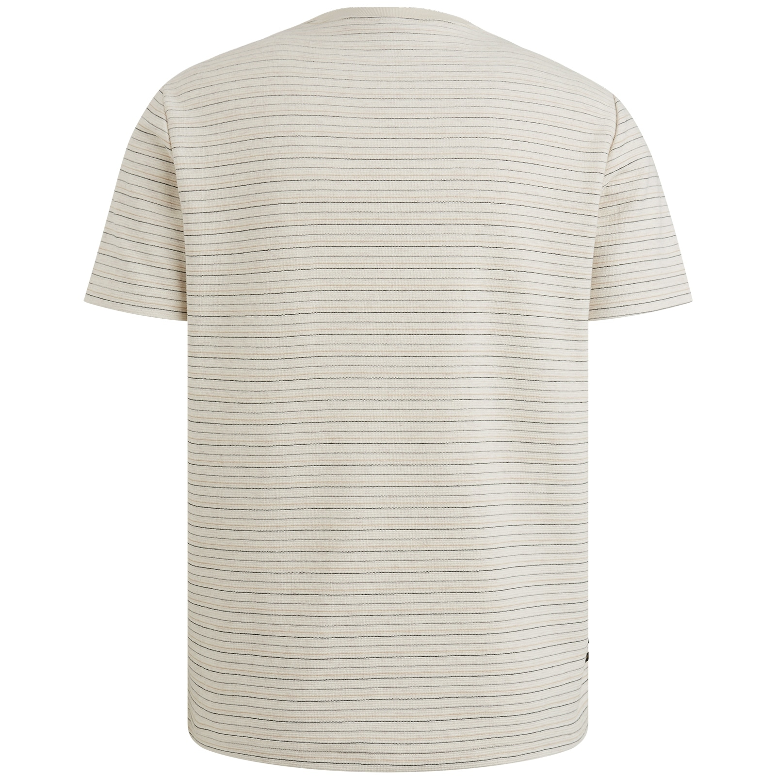 PME LEGEND T-Shirt »Short sleeve r-neck textured yd stripe«, mit Streifen und Logo-Batch