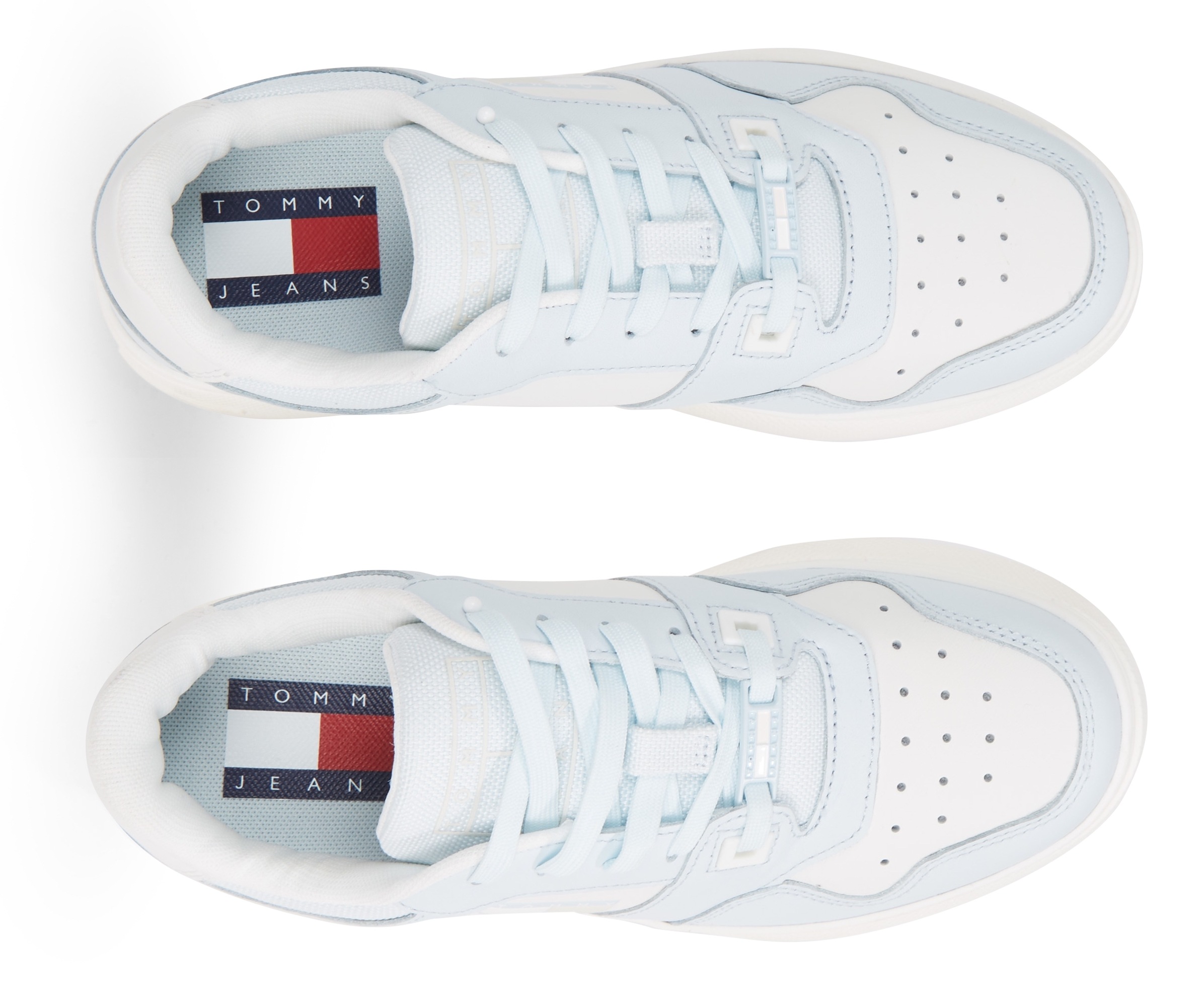 Tommy Jeans Keilsneaker »TJW RETRO BASKET FLATFORM MIX«, in nachhaltiger Verarbeitung