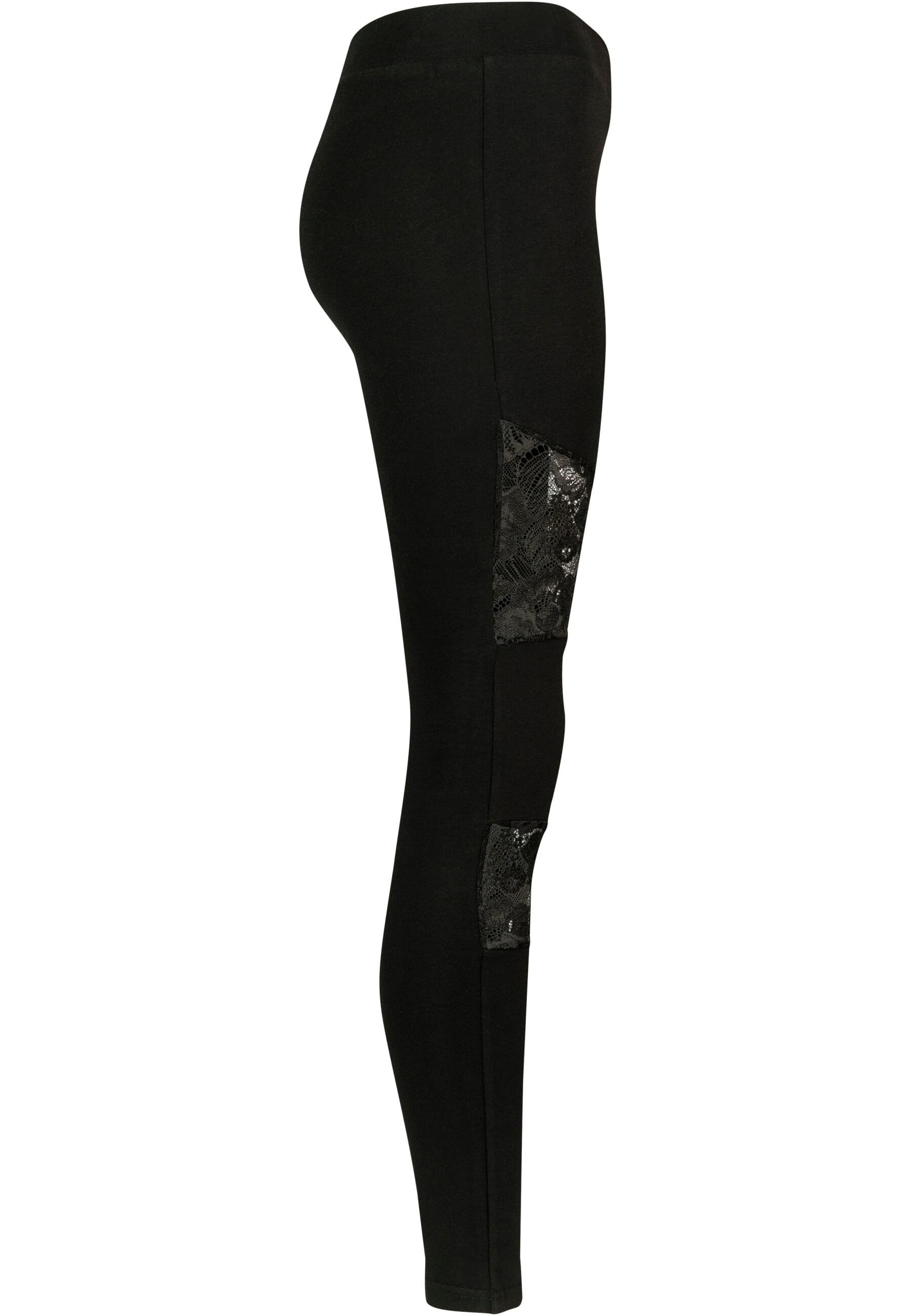 URBAN CLASSICS Leggings »Urban Classics Damen Ladies Laces Inset Leggings«, (1 tlg.)