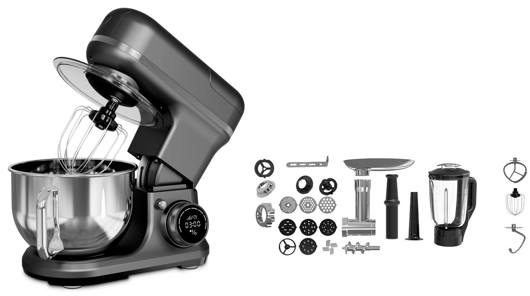 Medion ® Küchenmaschine »MD 18430« titan