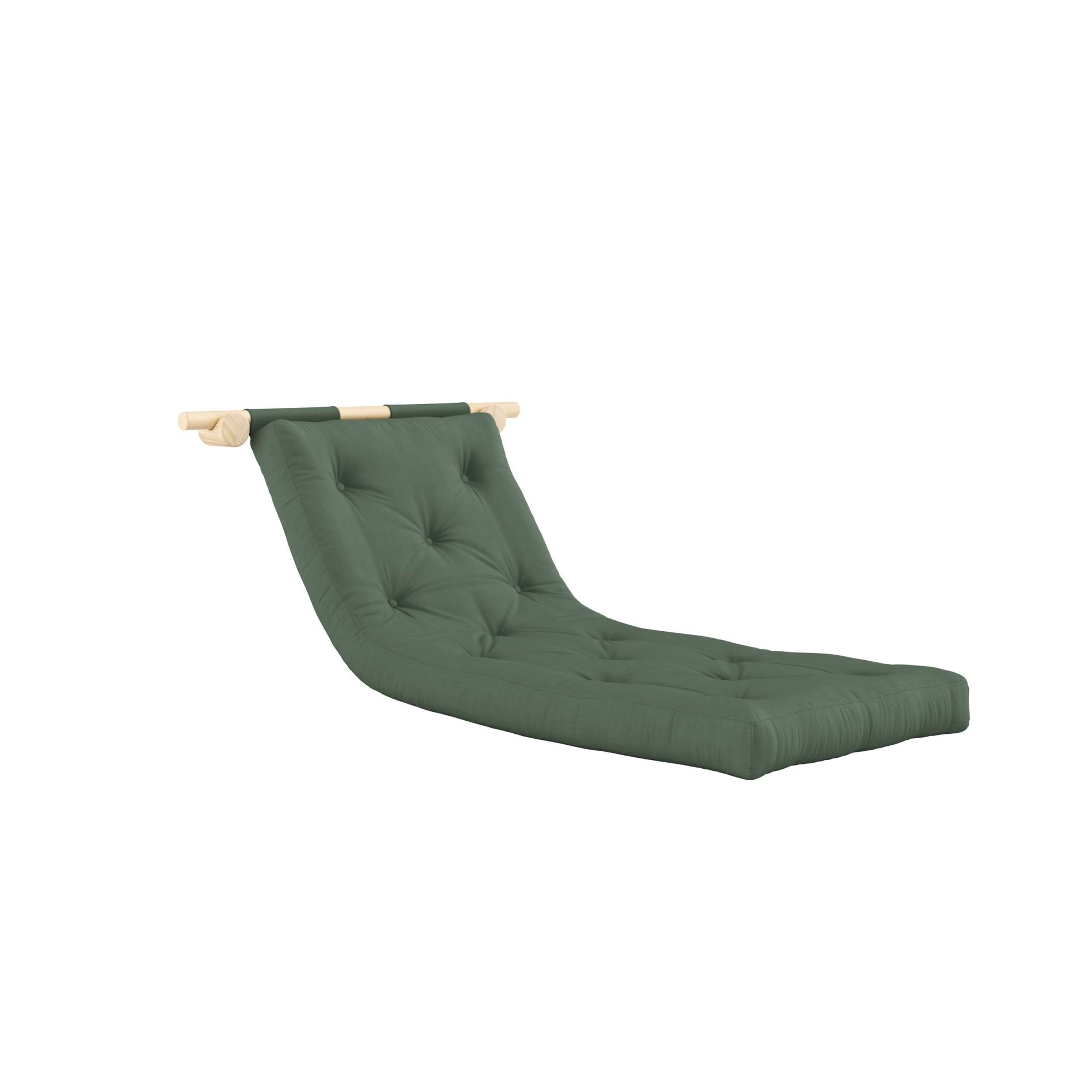 Karup Design Schlafsofa »Hooked Schlafsessel, Sitz- und Schlafplatz, Wandmontiert, platzsparend«, Futonmatratze inkl. Halterungsset aus FSC®-zertifiziertem Massivholz