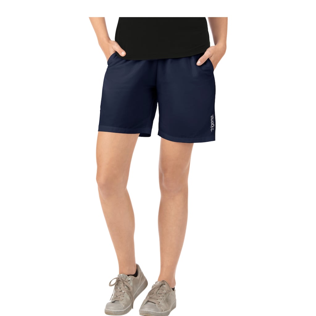 Trigema Jerseyhose »TRIGEMA Sport-Shorts mit Innenslip aus Netz«