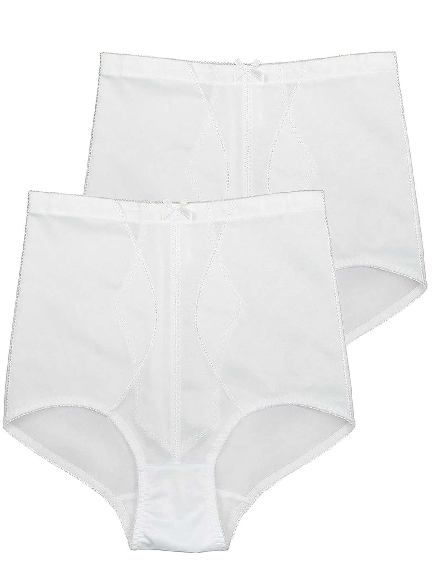 SASSA Damen Miederhose "2er Sparpack Miederhose Bodyforming", Gr. 105, weiß, Stoff, Obermaterial: 80% Polyamid PA. 20% Elasthan EL., Unterhosen