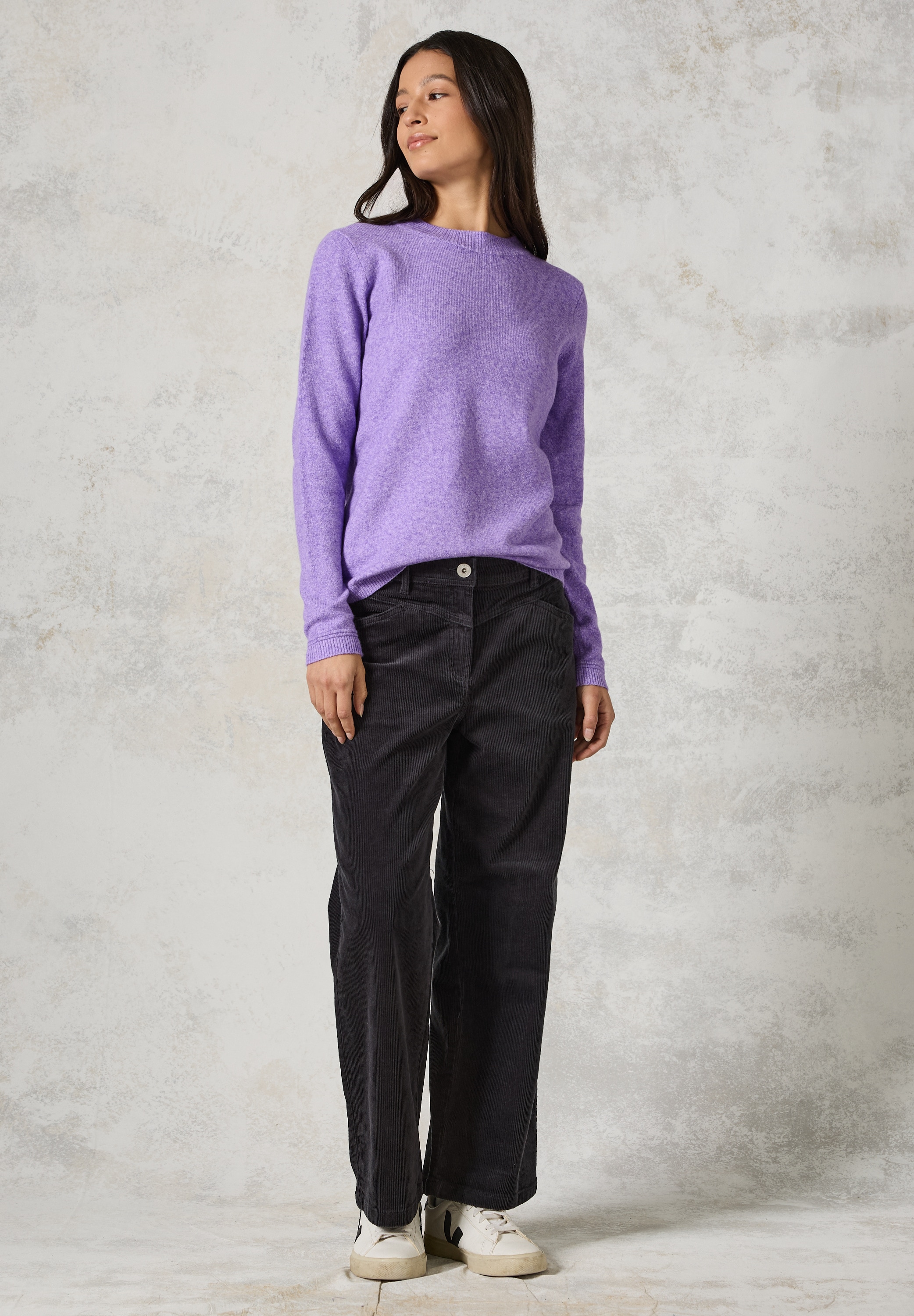 Cecil Strickpullover, aus softem Materialmix