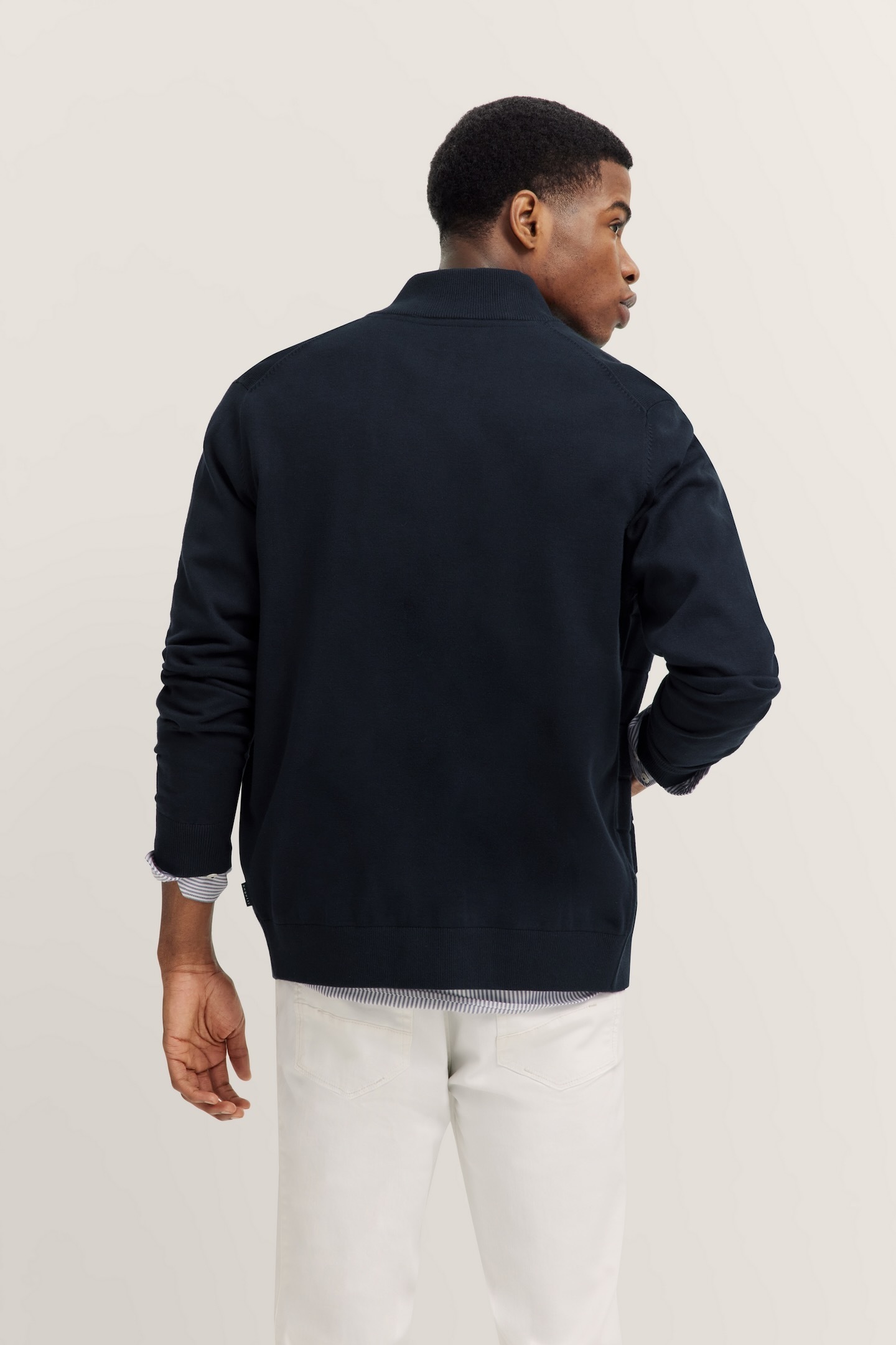 bugatti Strickjacke, mit Reißverschluss