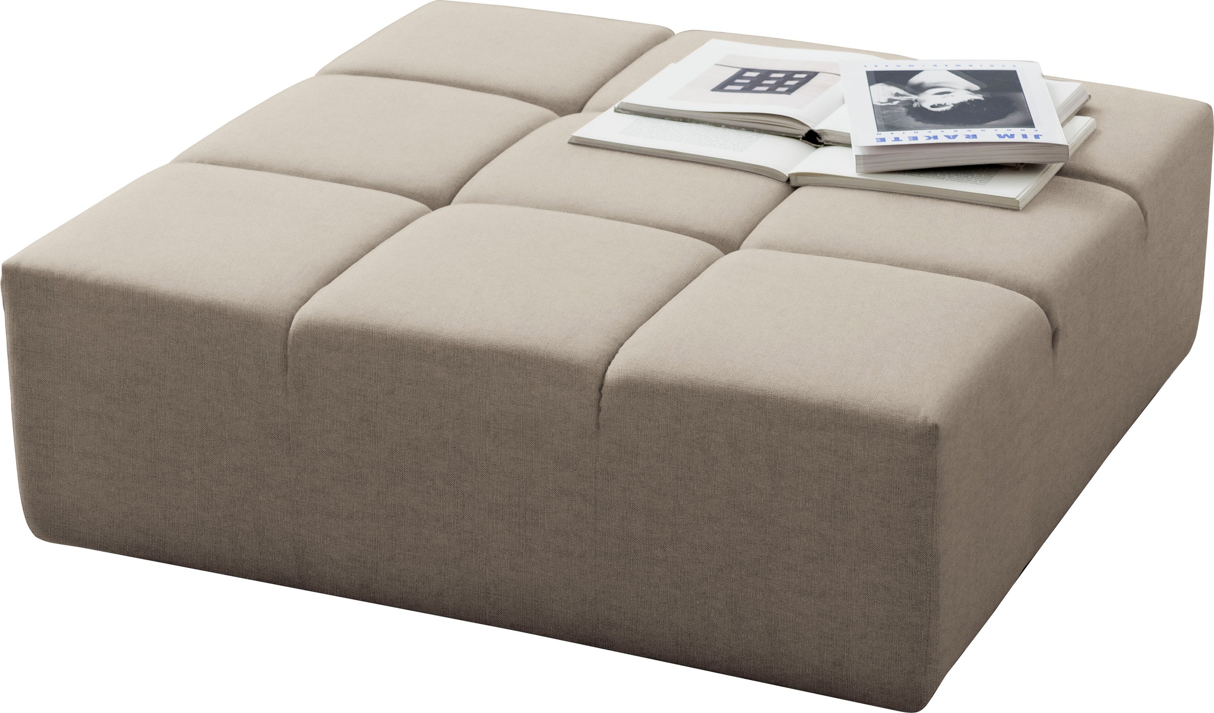 INOSIGN Polsterhocker »Ancona«, passend zur "Ancona"-Polsterserie, auch in Cord + Easy Care