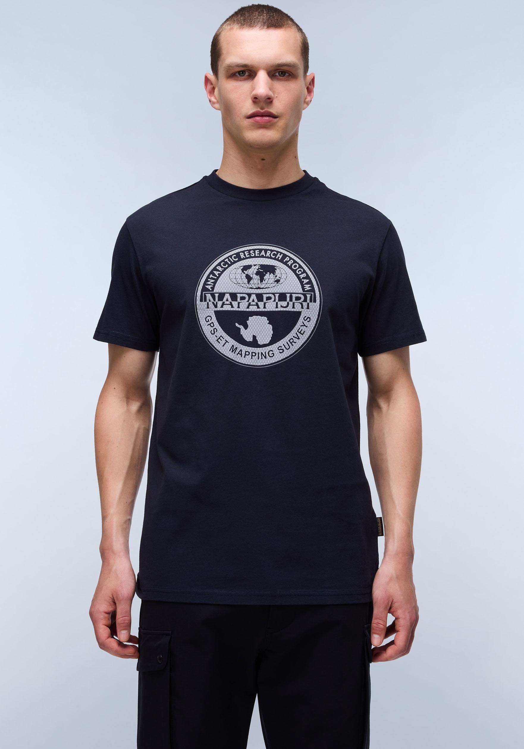 Napapijri Kurzarmshirt »S-BOLLO SS 2« su Rundhal...