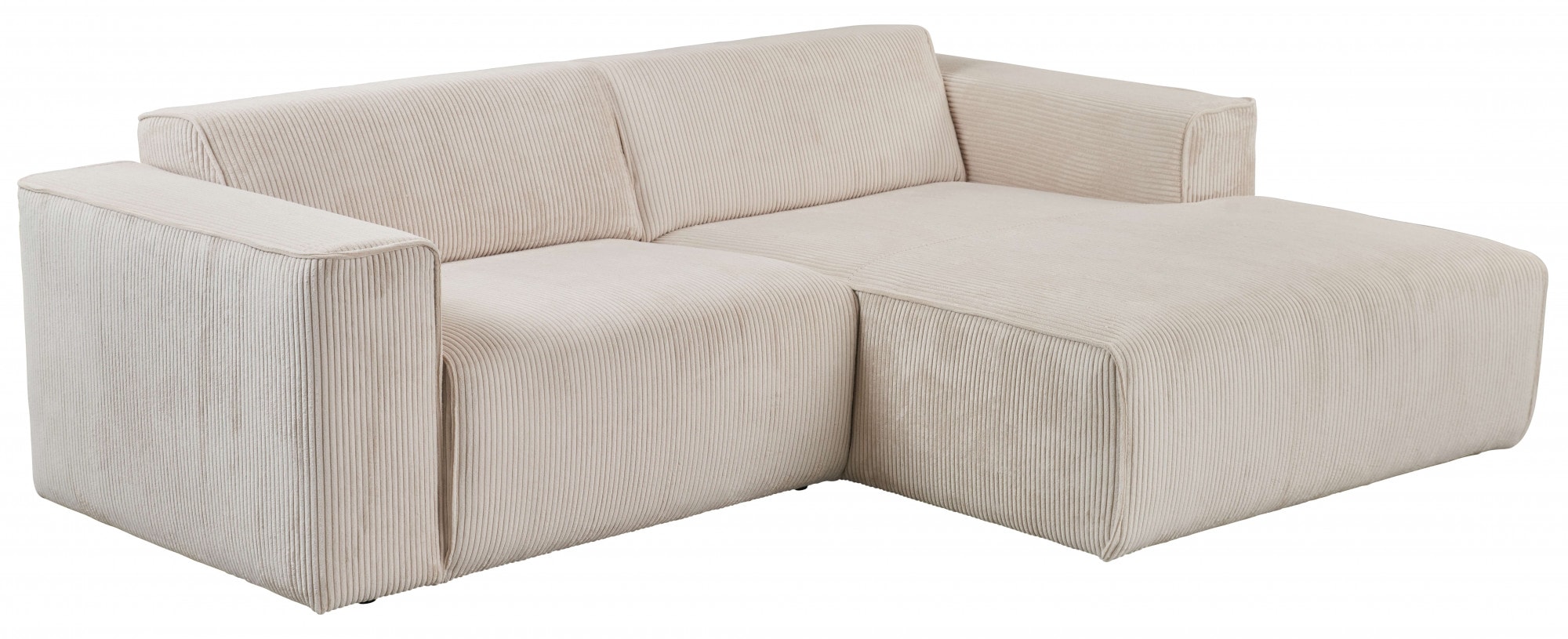 andas Ecksofa »Noord mit Kedernaht, Breite 234 cm«