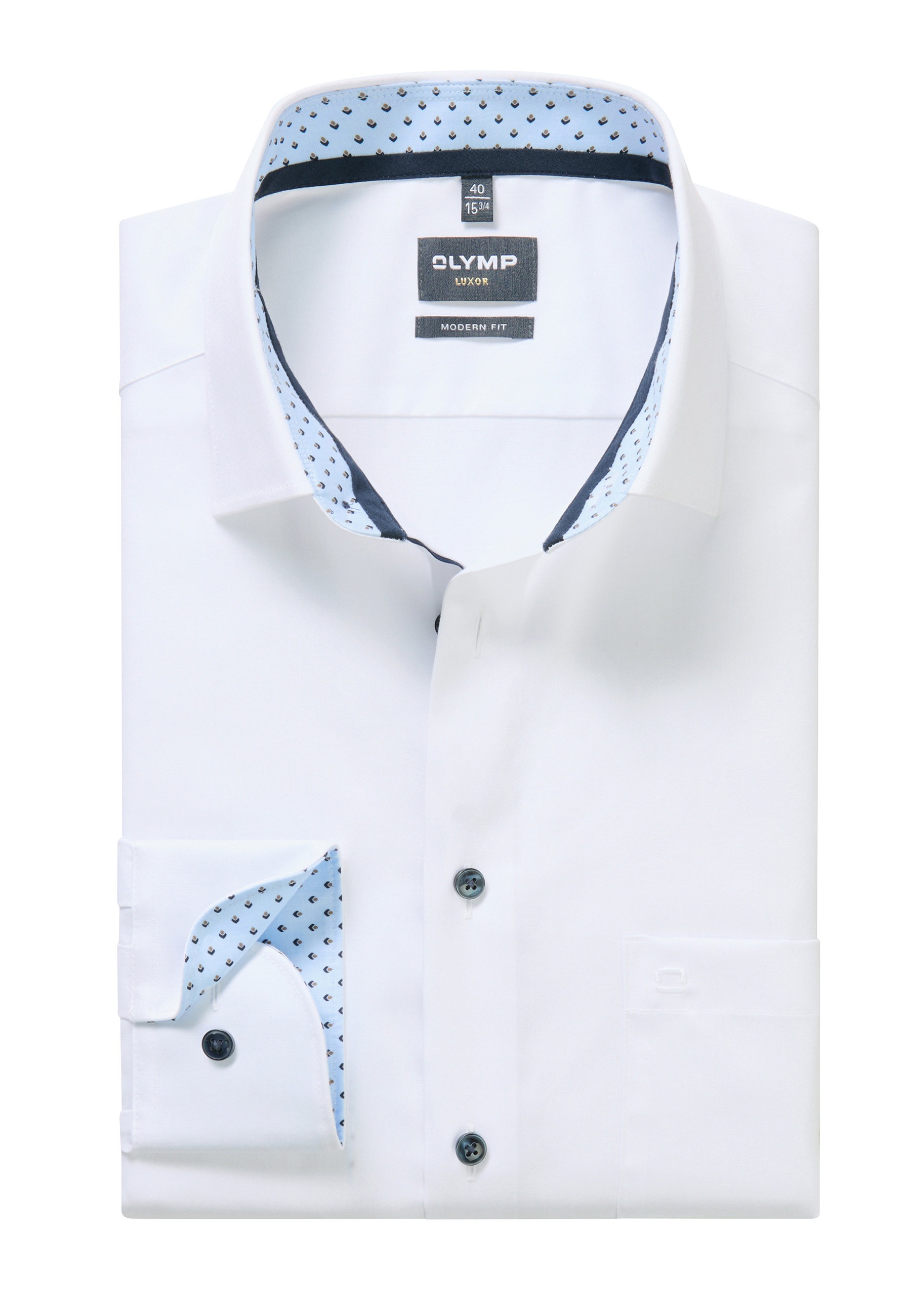 OLYMP Luxor Businesshemd Weiß 39 9