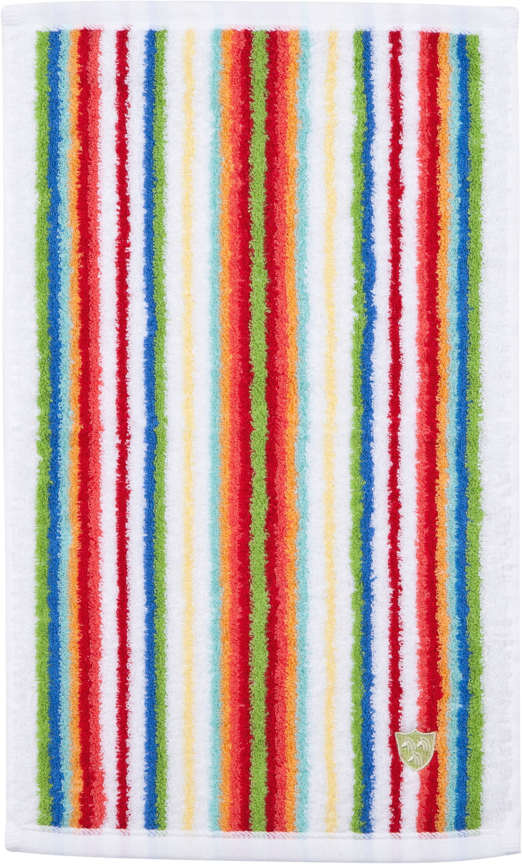 ROSS Gästehandtücher »Vita«, (6 St.), Bestickung ROSS-Emblem