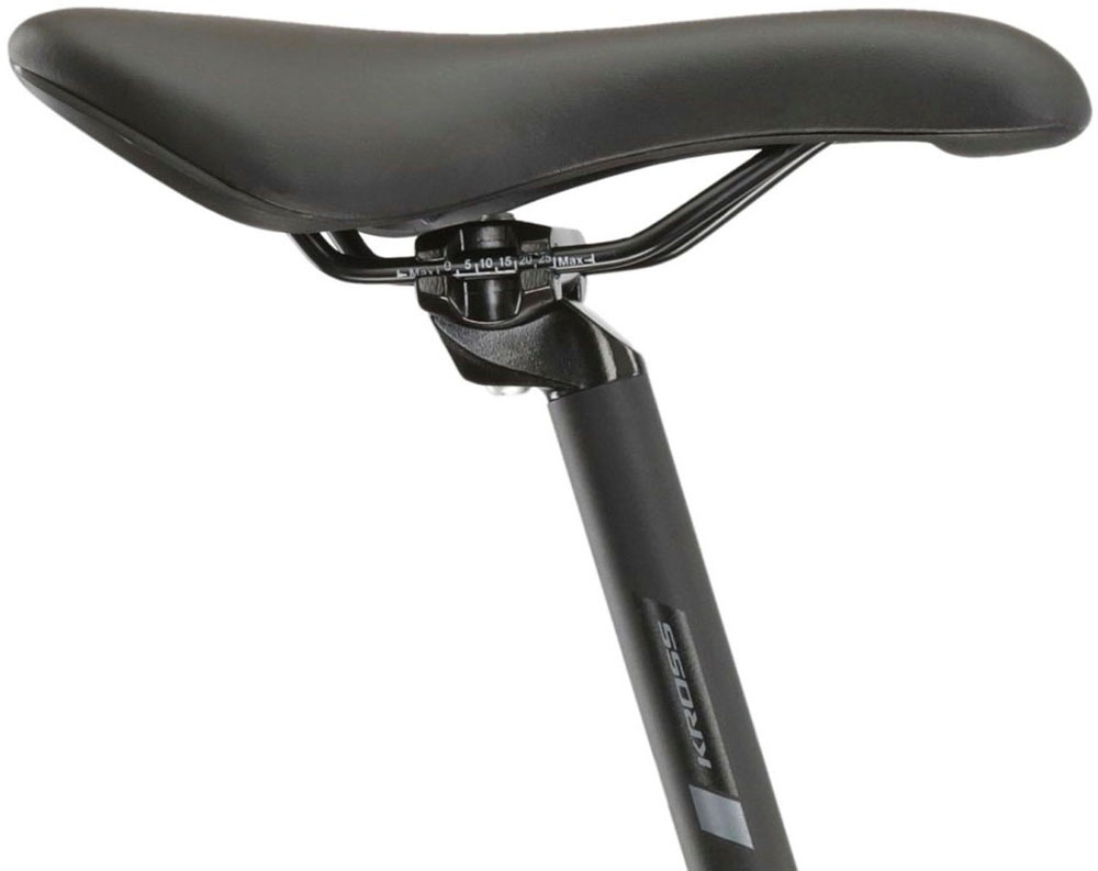 Kross Mountainbike »KROSS MTB Hardtail Level 4.0 29" grau 10 Gänge«, 10 Gang, Shimano, DEORE M5120 Schaltwerk, Kettenschaltung