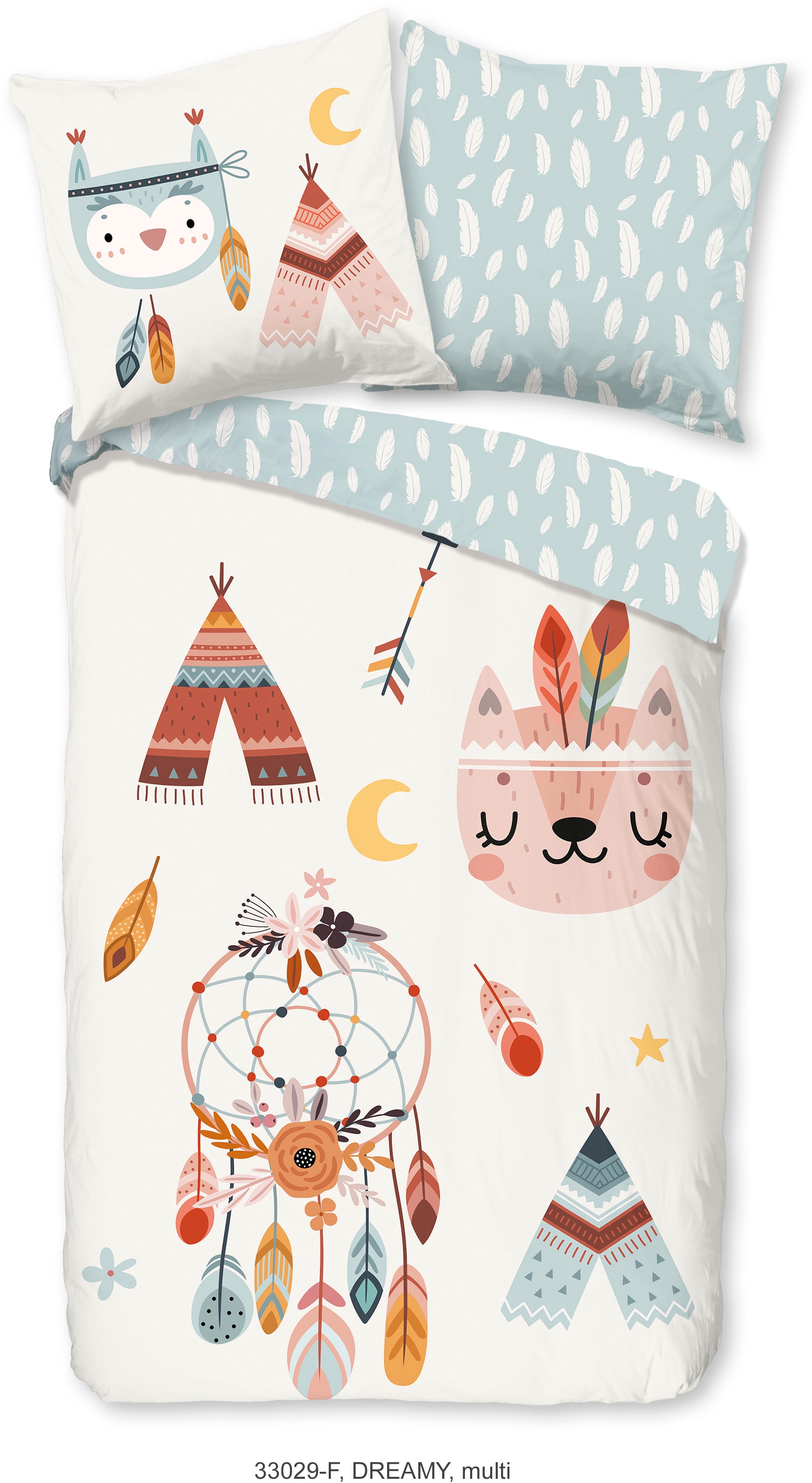 good morning Kinderbettwäsche "Dreamy" 2 Stk. tlg. Flanell, Biber, 135x200, günstig online kaufen