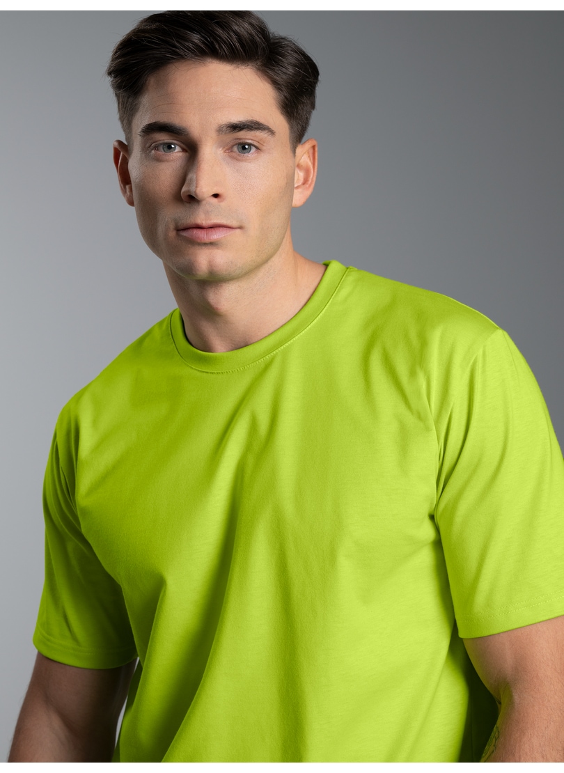 Trigema T-Shirt "TRIGEMA T-Shirt DELUXE Baumwolle" 1 Stk. günstig online kaufen