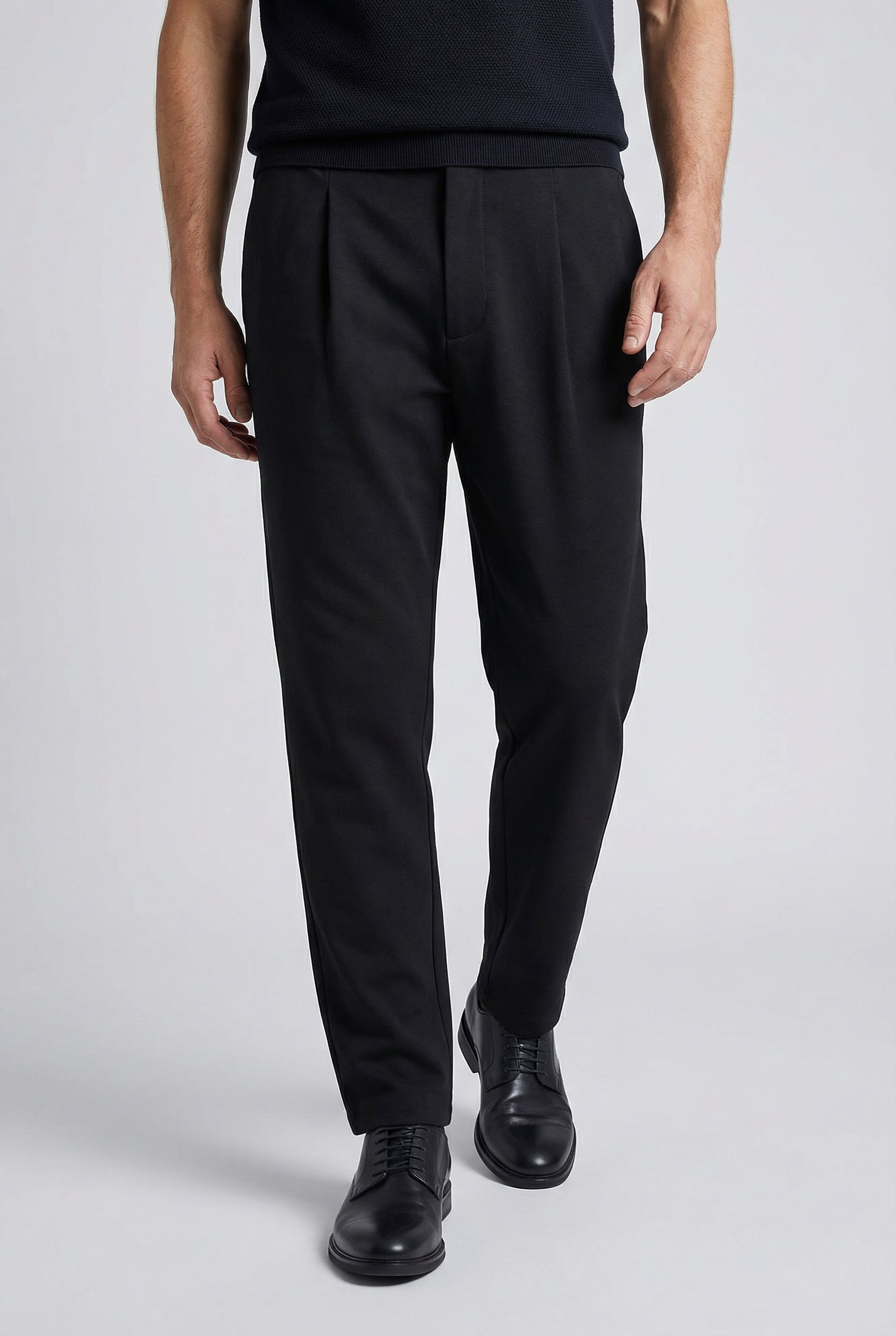 Calvin Klein Bundfaltenhose "TAPERED TECH KNIT PLEATED PANT" Regular fit mi günstig online kaufen