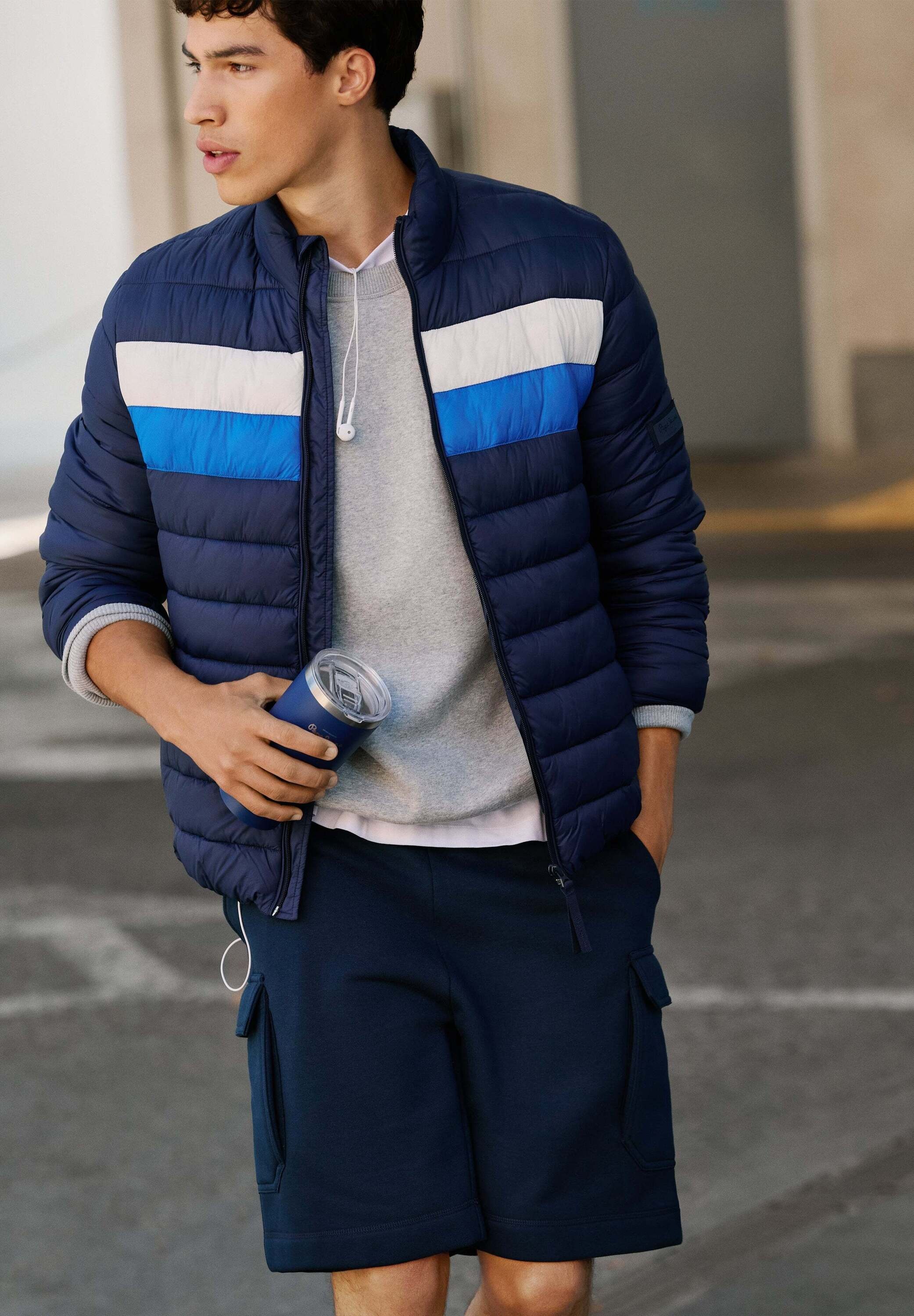 Pepe Jeans Wintermantel »Wintermantel COLOUR BLOCK PUFFER«